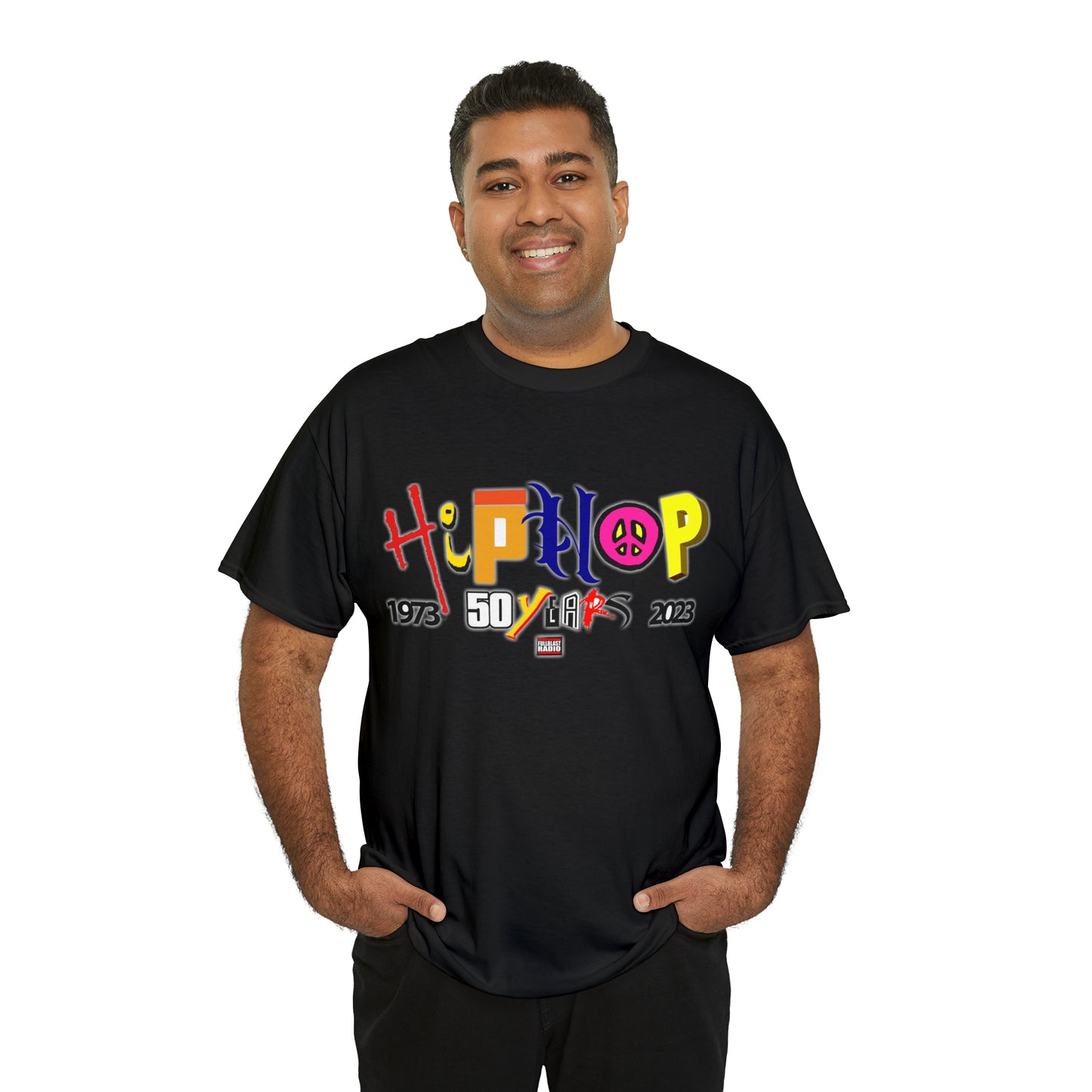50 Years of Hip Hop Black Tee
