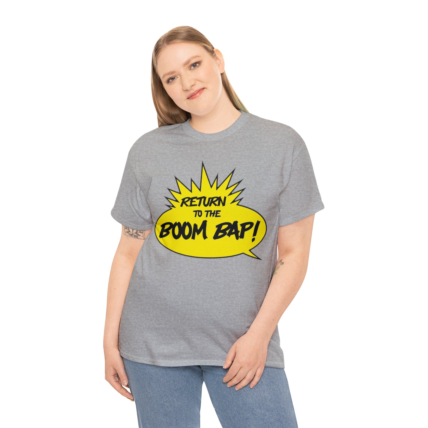 Return to the Boom Bap! Unisex Heavy Cotton Tee