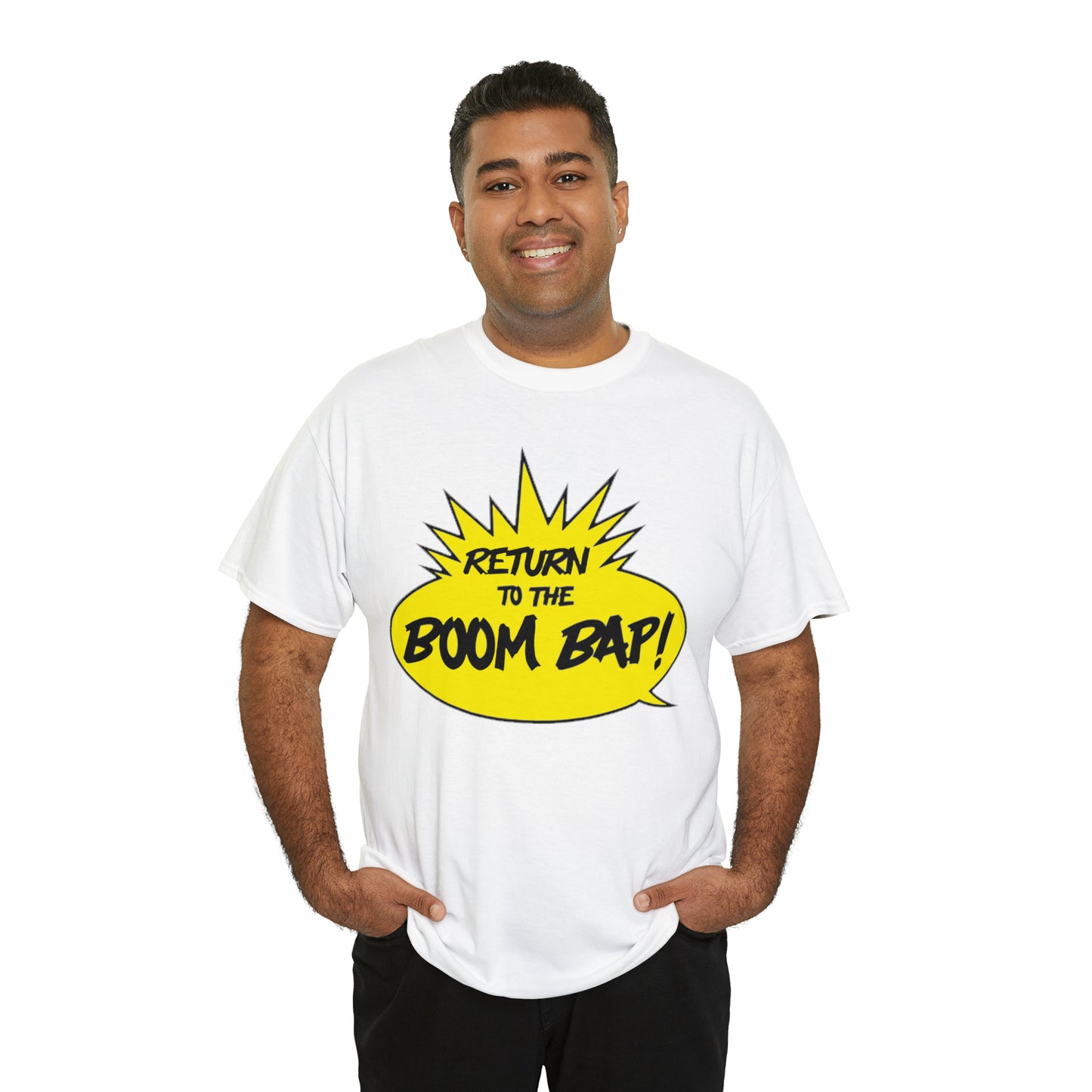 Return to the Boom Bap! Unisex Heavy Cotton Tee