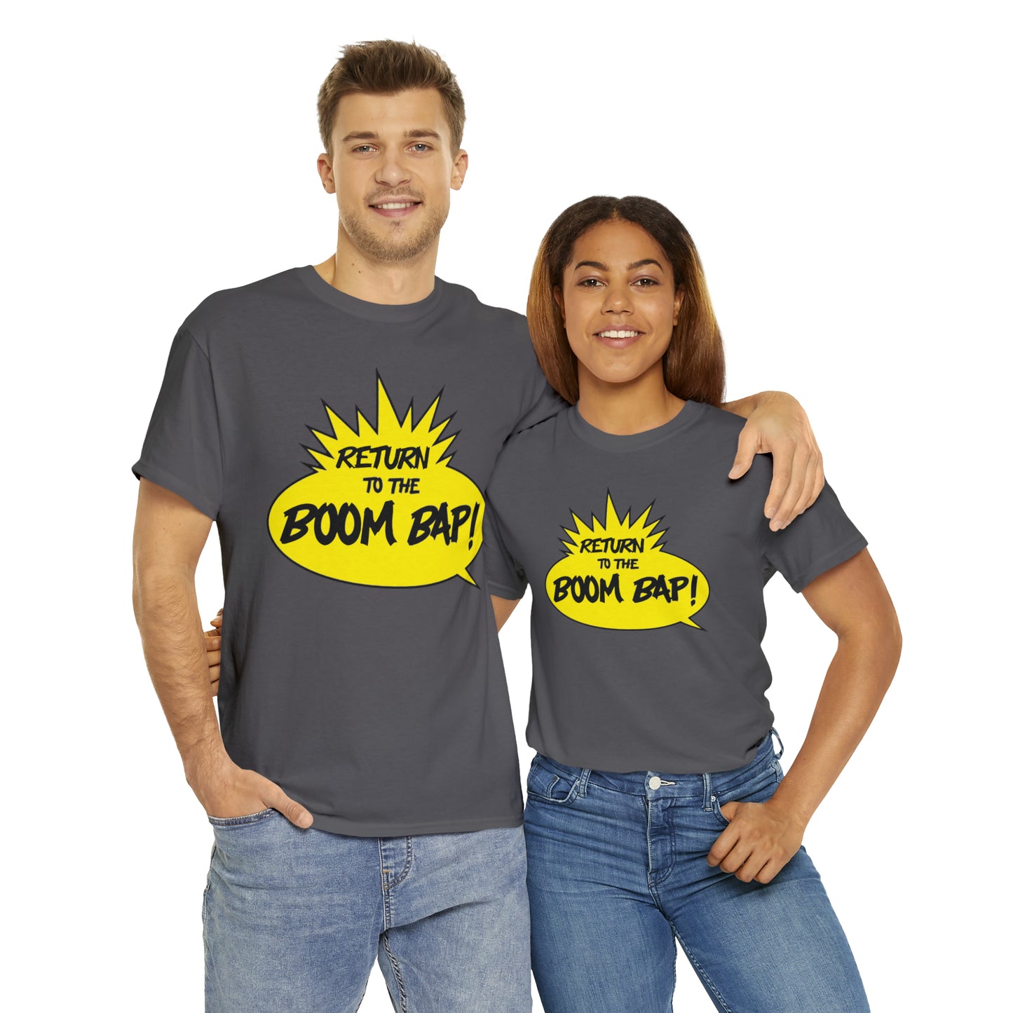 Return to the Boom Bap! Unisex Heavy Cotton Tee