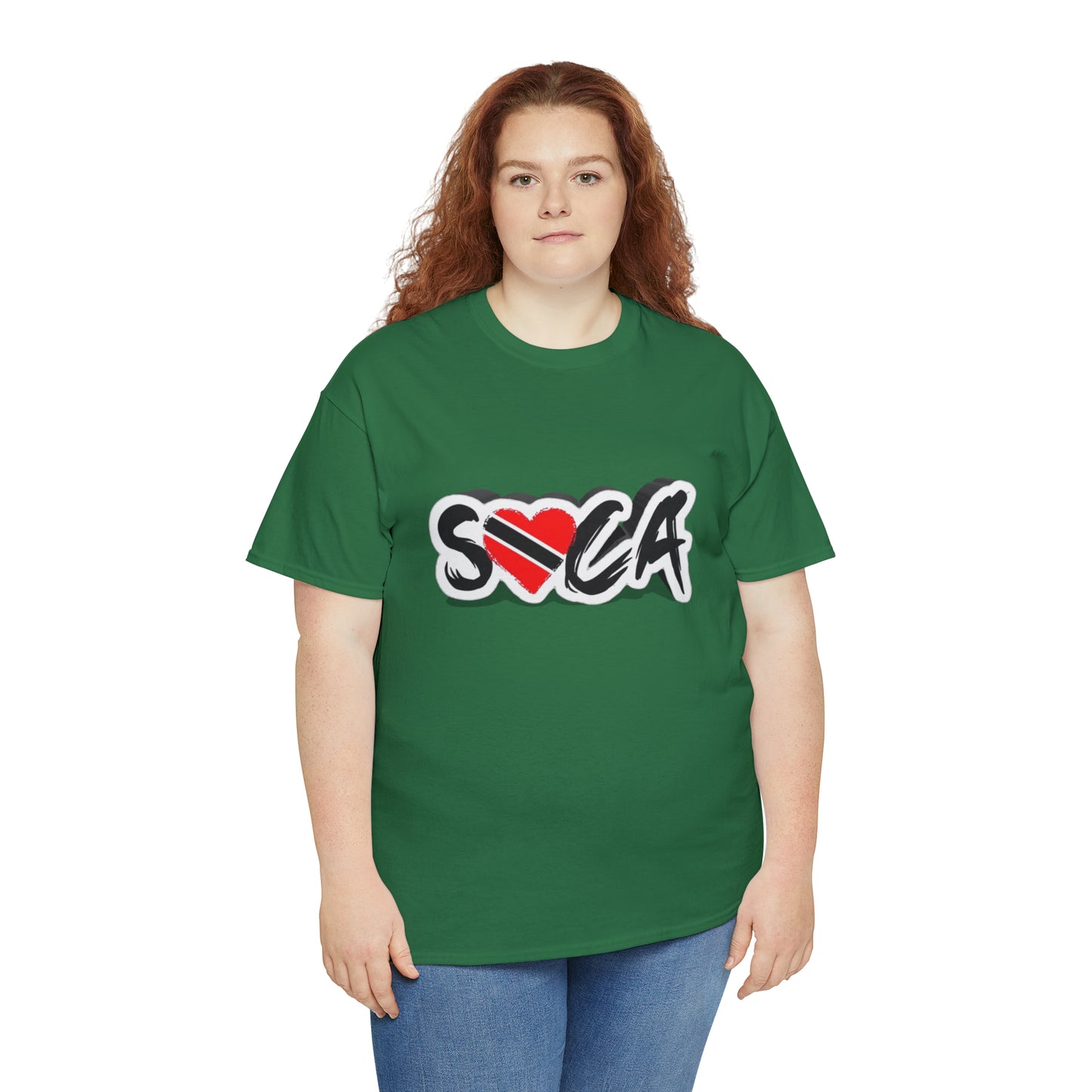 I Love Soca Trinidad Style Unisex Heavy Cotton Tee