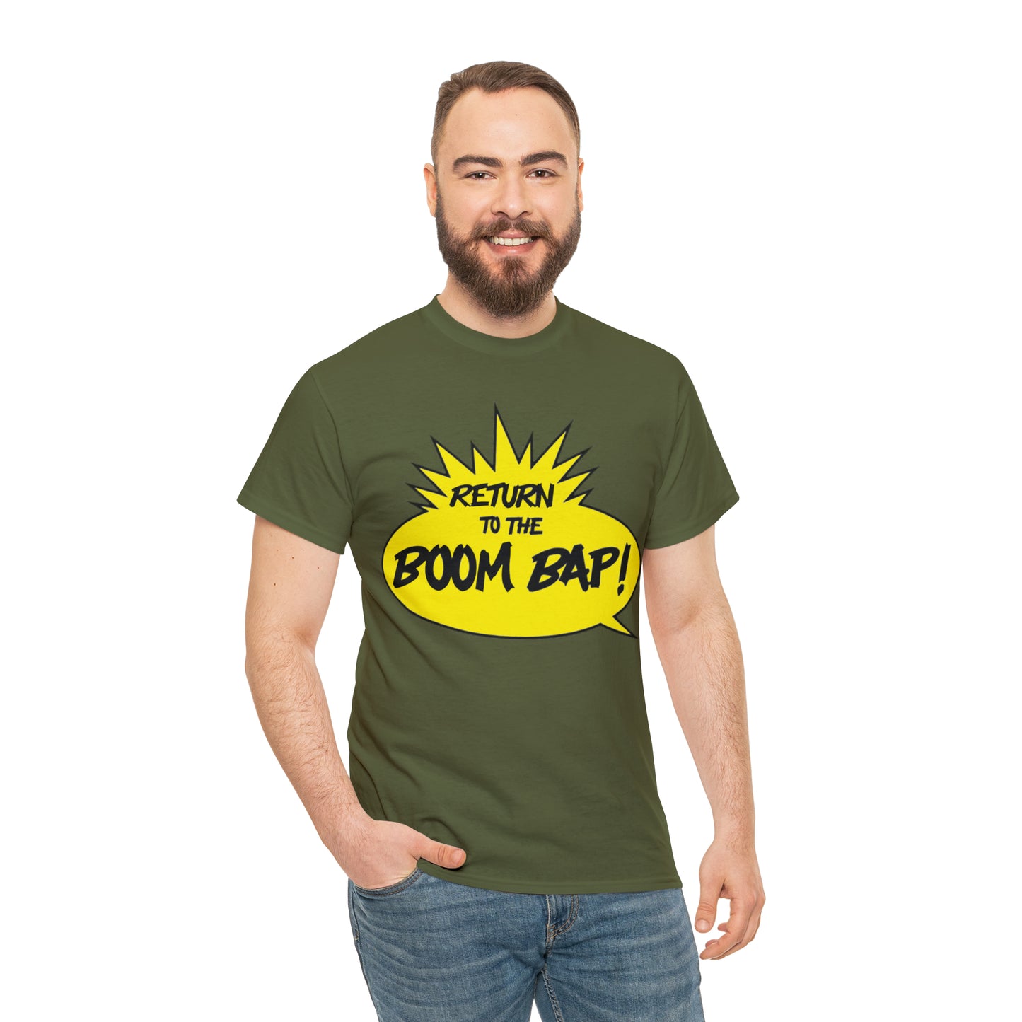 Return to the Boom Bap! Unisex Heavy Cotton Tee