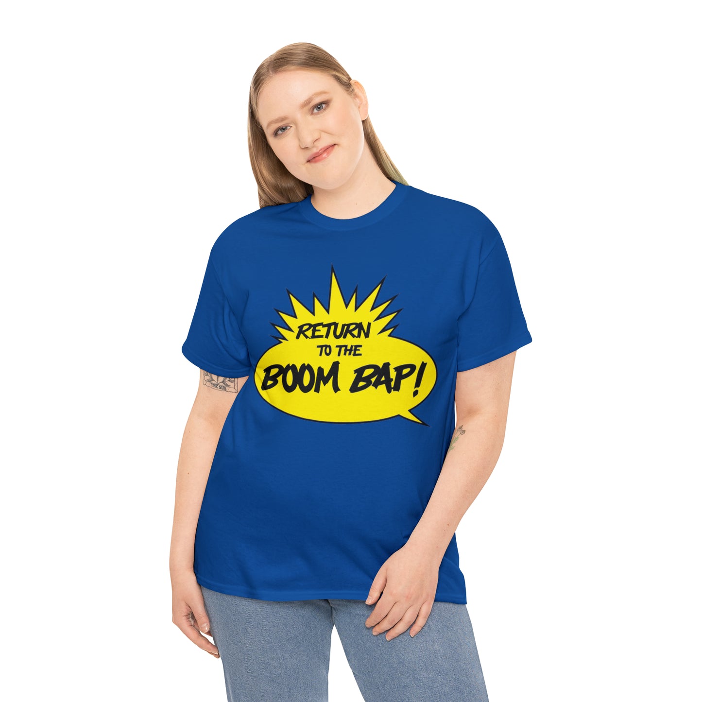 Return to the Boom Bap! Unisex Heavy Cotton Tee
