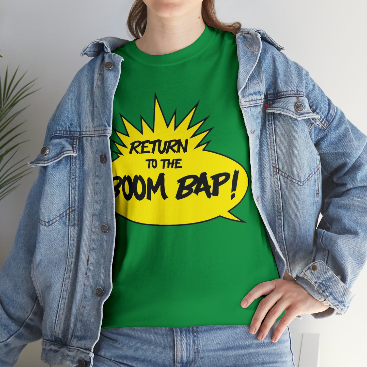 Return to the Boom Bap! Unisex Heavy Cotton Tee