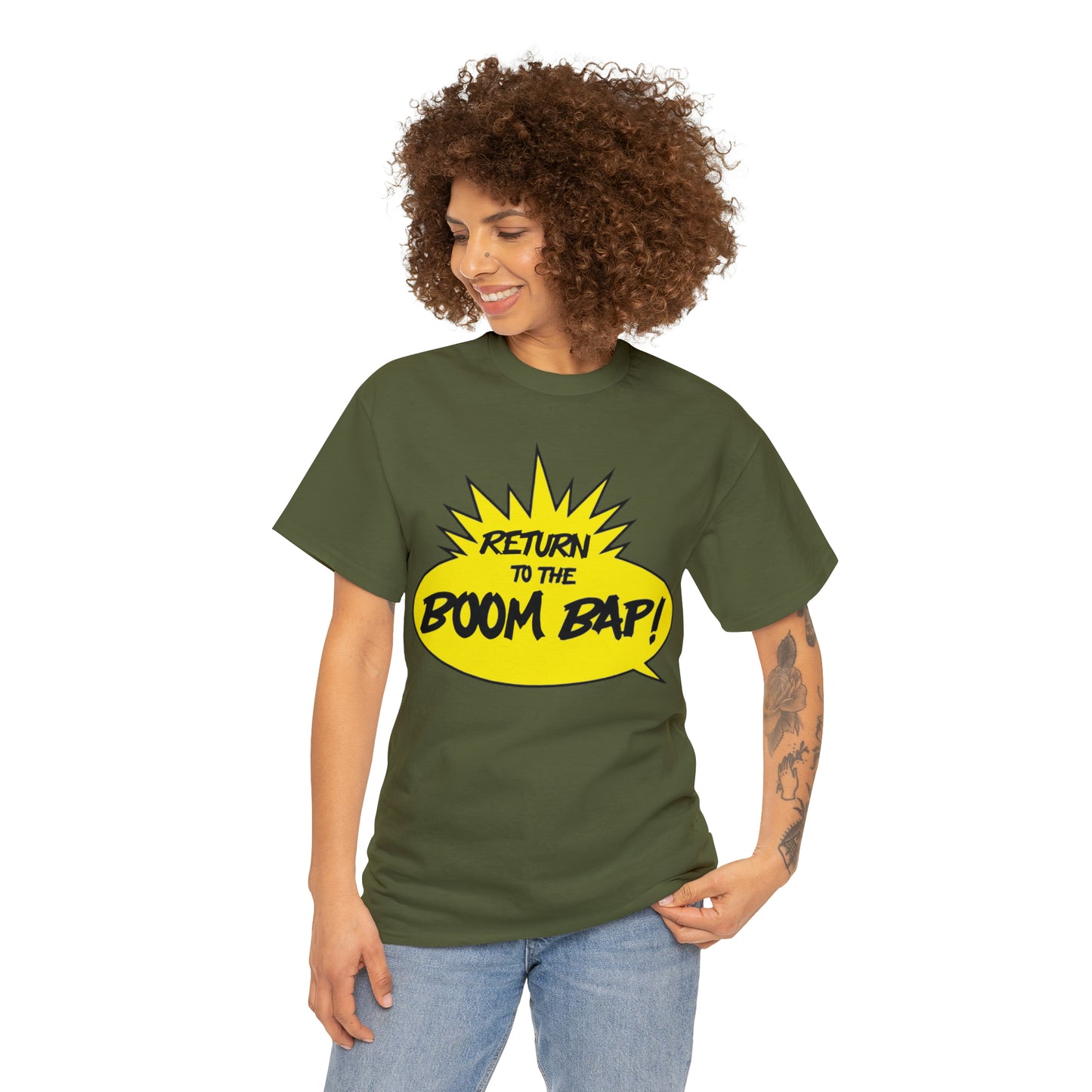 Return to the Boom Bap! Unisex Heavy Cotton Tee
