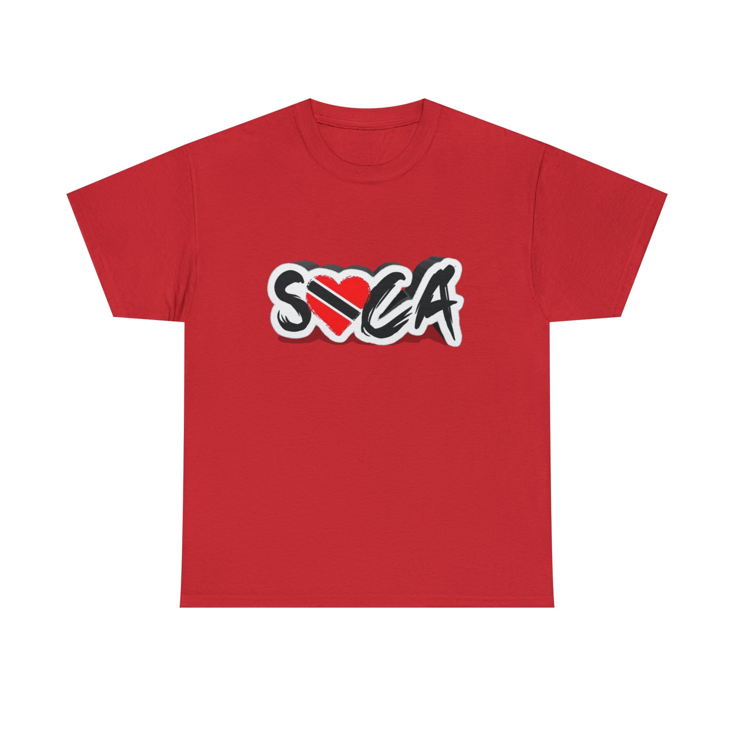 I Love Soca Trinidad Style Unisex Heavy Cotton Tee