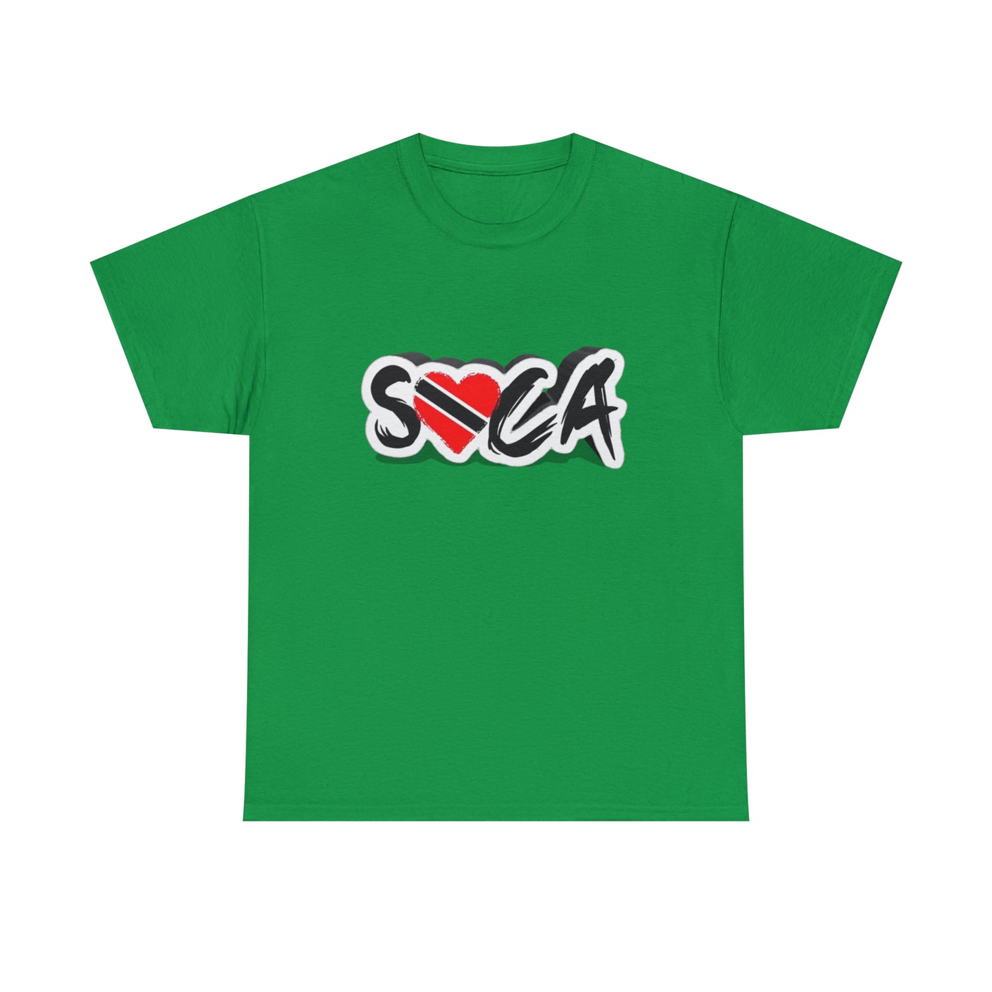 I Love Soca Trinidad Style Unisex Heavy Cotton Tee