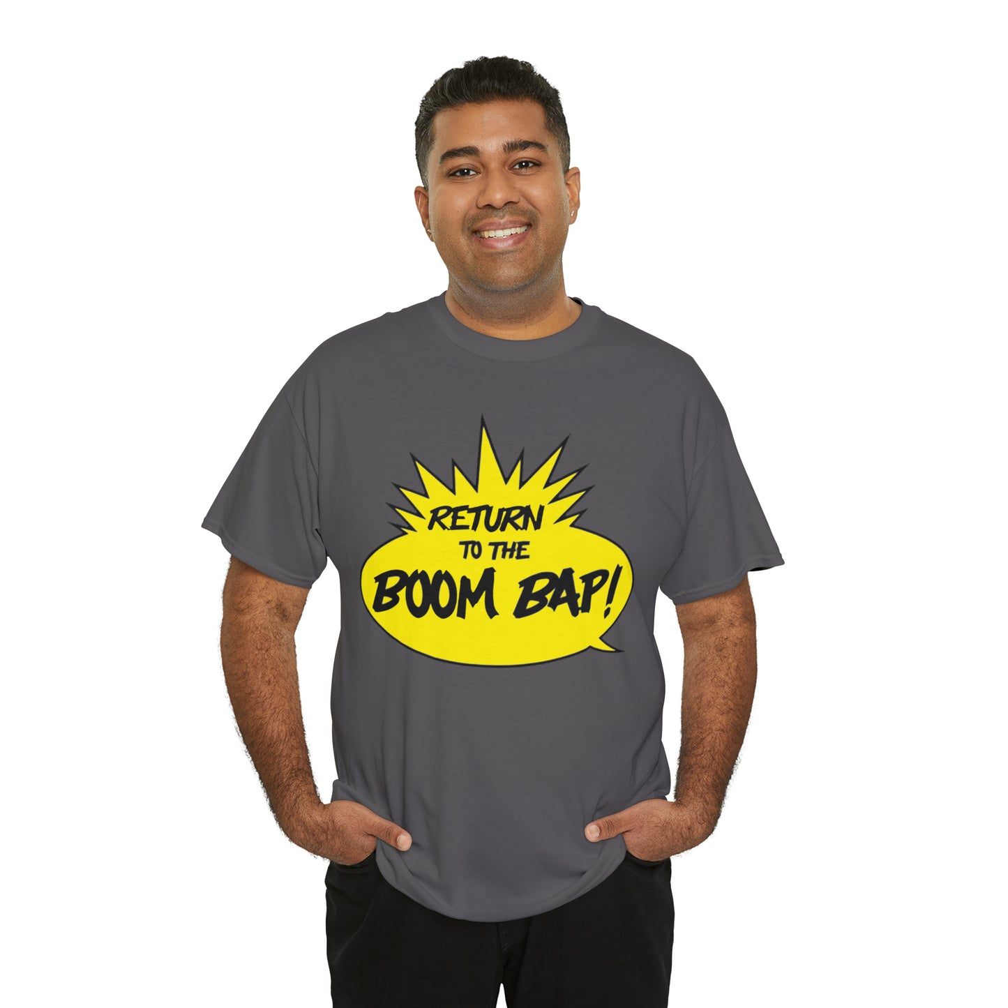 Return to the Boom Bap! Unisex Heavy Cotton Tee