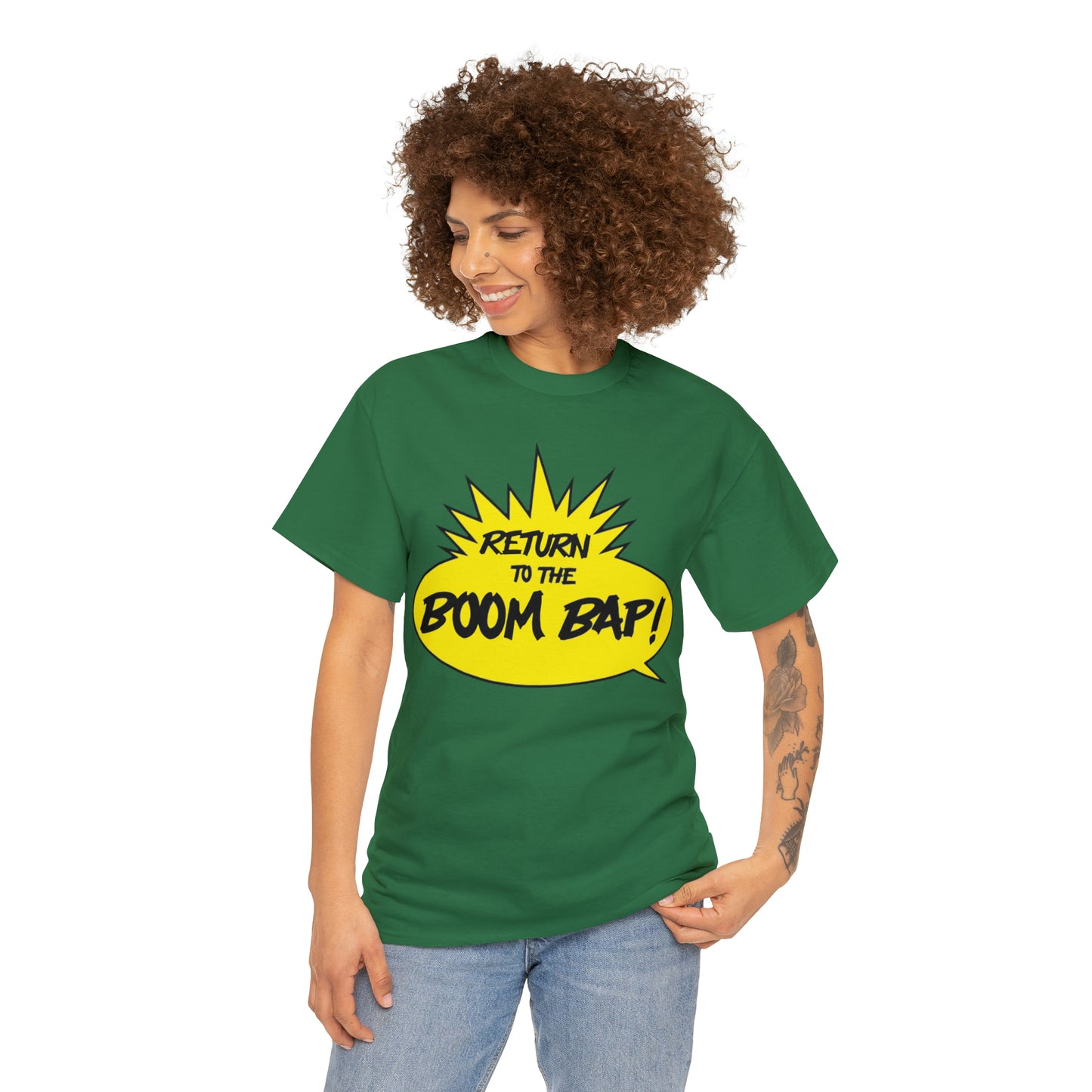 Return to the Boom Bap! Unisex Heavy Cotton Tee