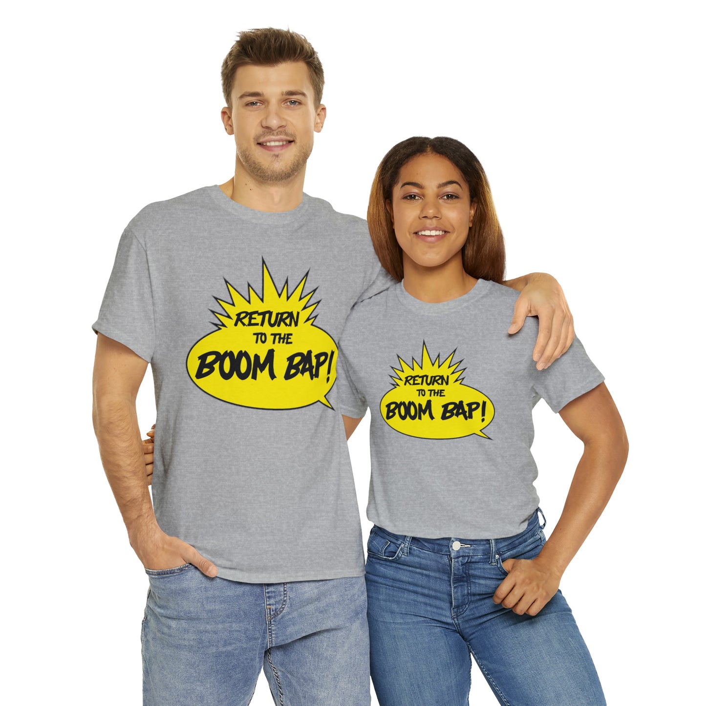 Return to the Boom Bap! Unisex Heavy Cotton Tee