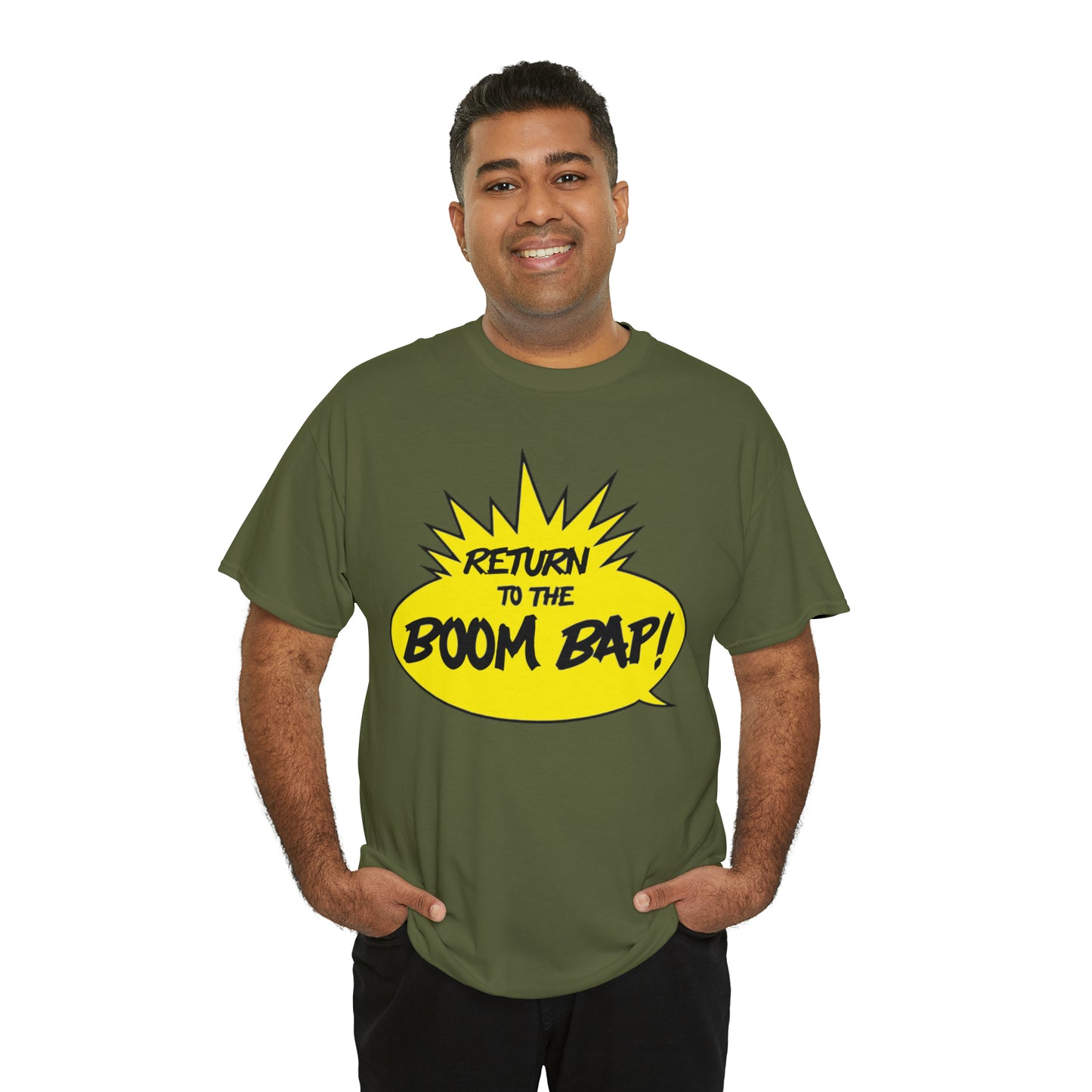 Return to the Boom Bap! Unisex Heavy Cotton Tee