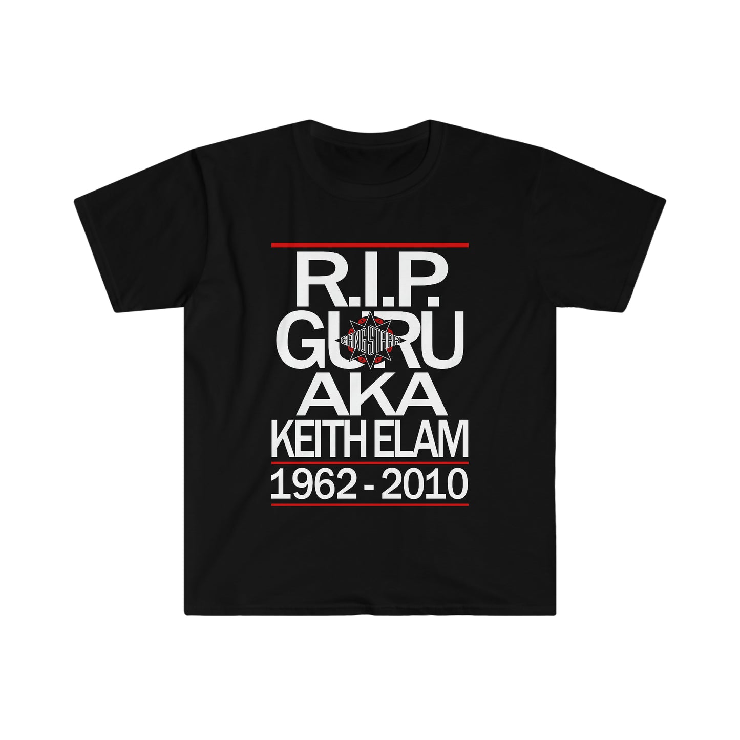 Gang Starr RIP GURU aka Keith Elam Tee