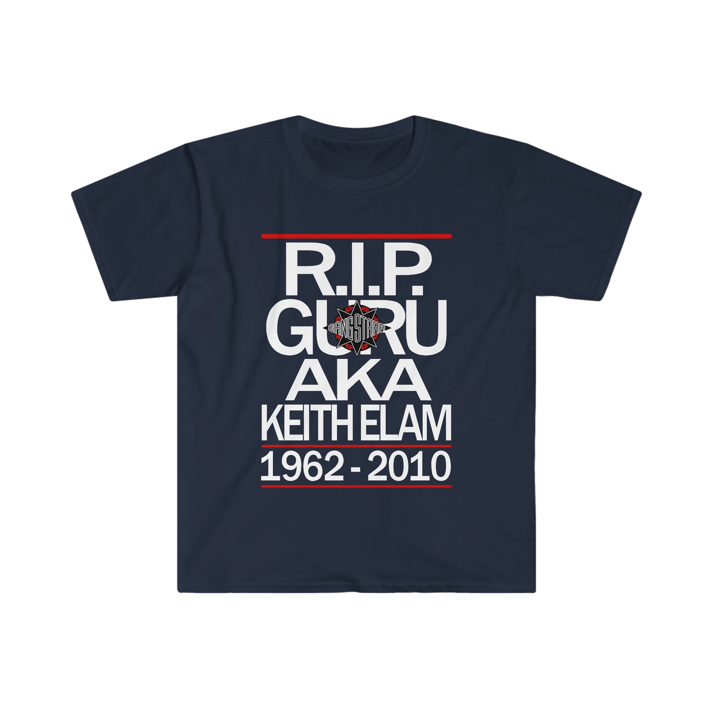 Gang Starr RIP GURU aka Keith Elam Tee