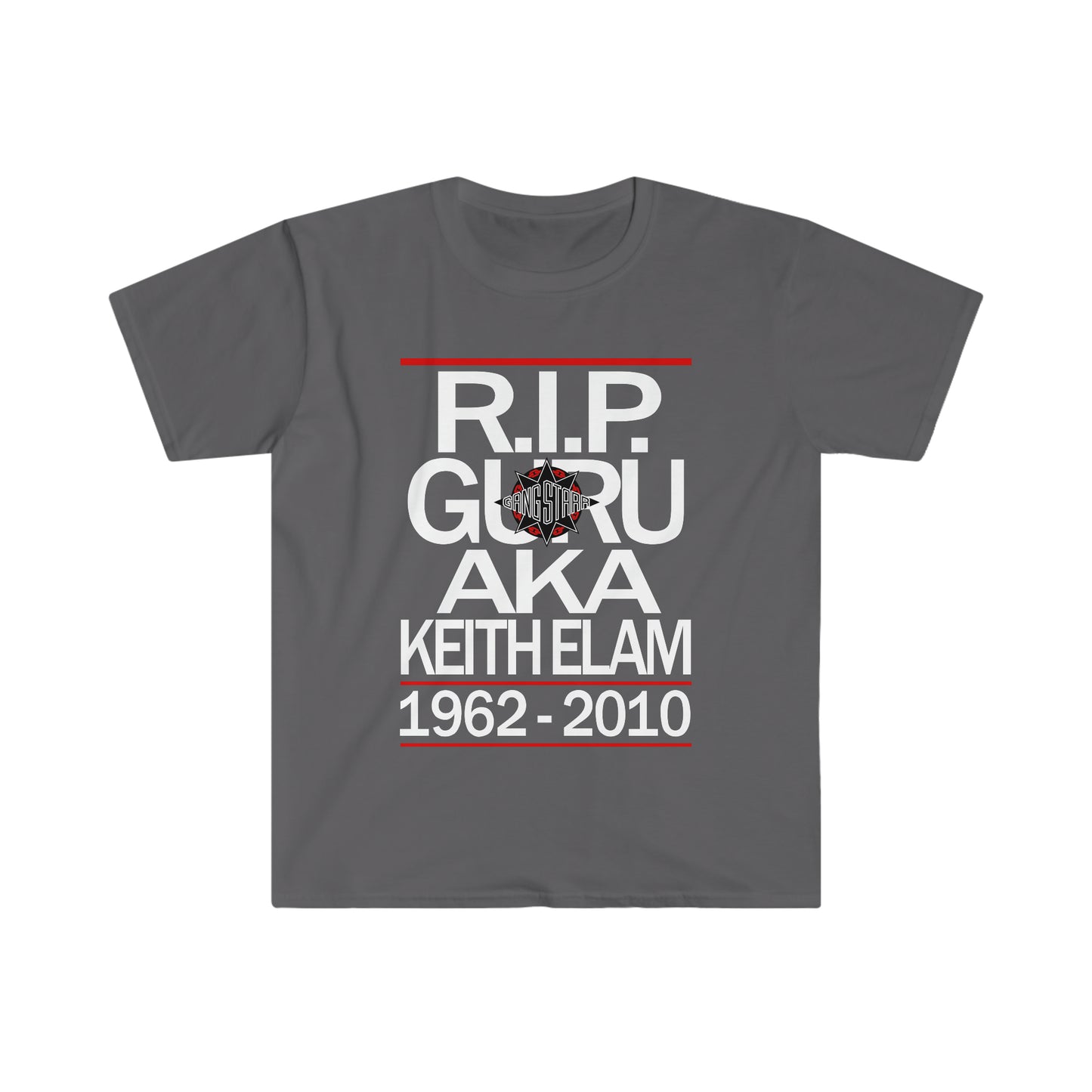 Gang Starr RIP GURU aka Keith Elam Tee