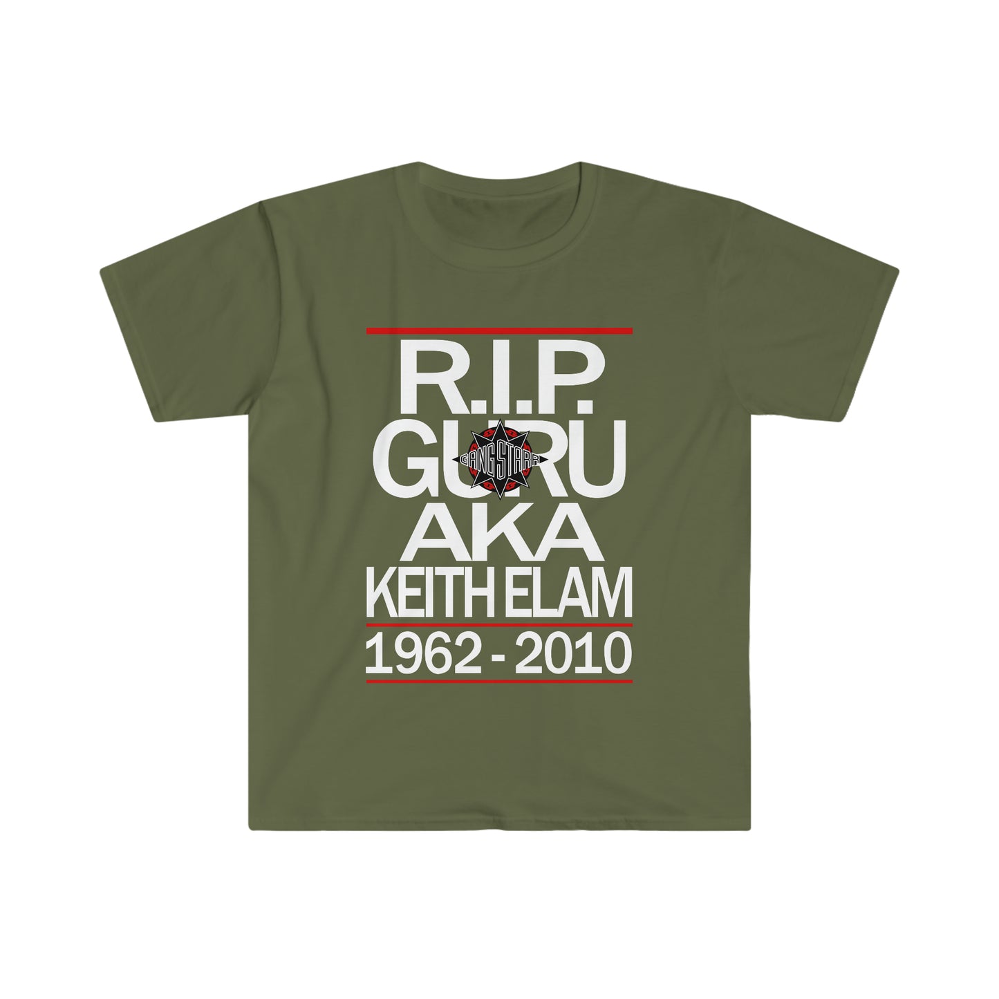 Gang Starr RIP GURU aka Keith Elam Tee