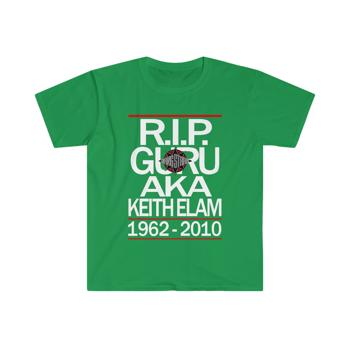 Gang Starr RIP GURU aka Keith Elam Tee
