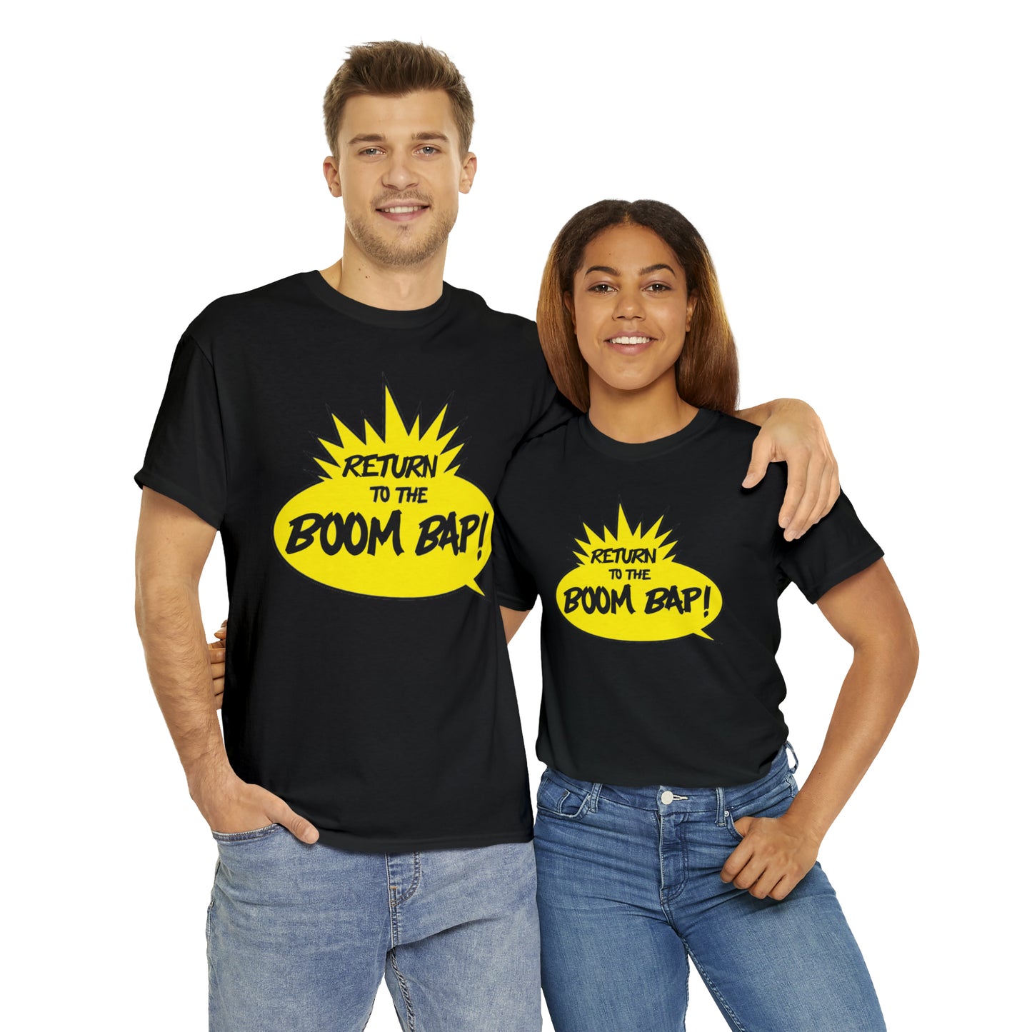 Return to the Boom Bap! Unisex Heavy Cotton Tee