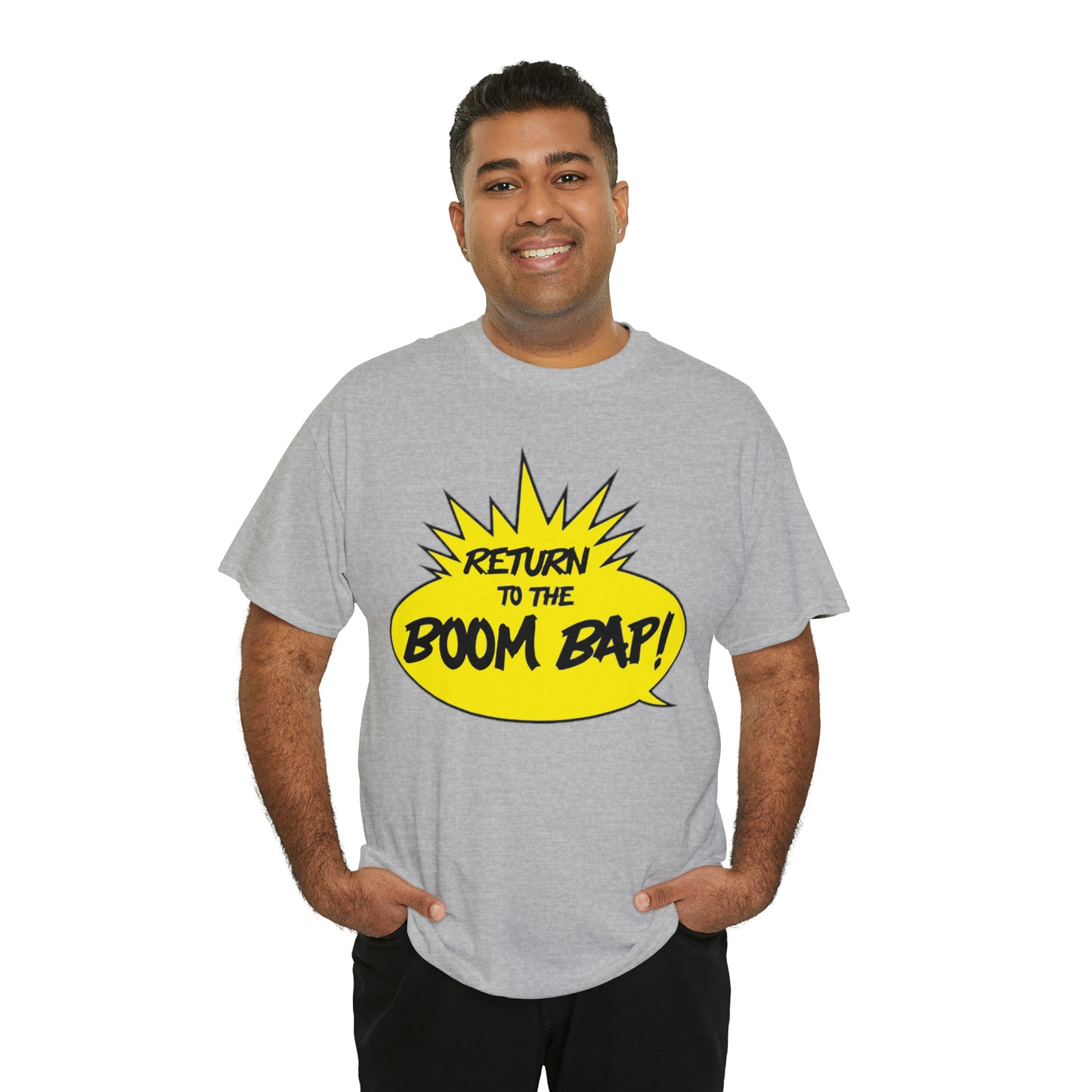 Return to the Boom Bap! Unisex Heavy Cotton Tee