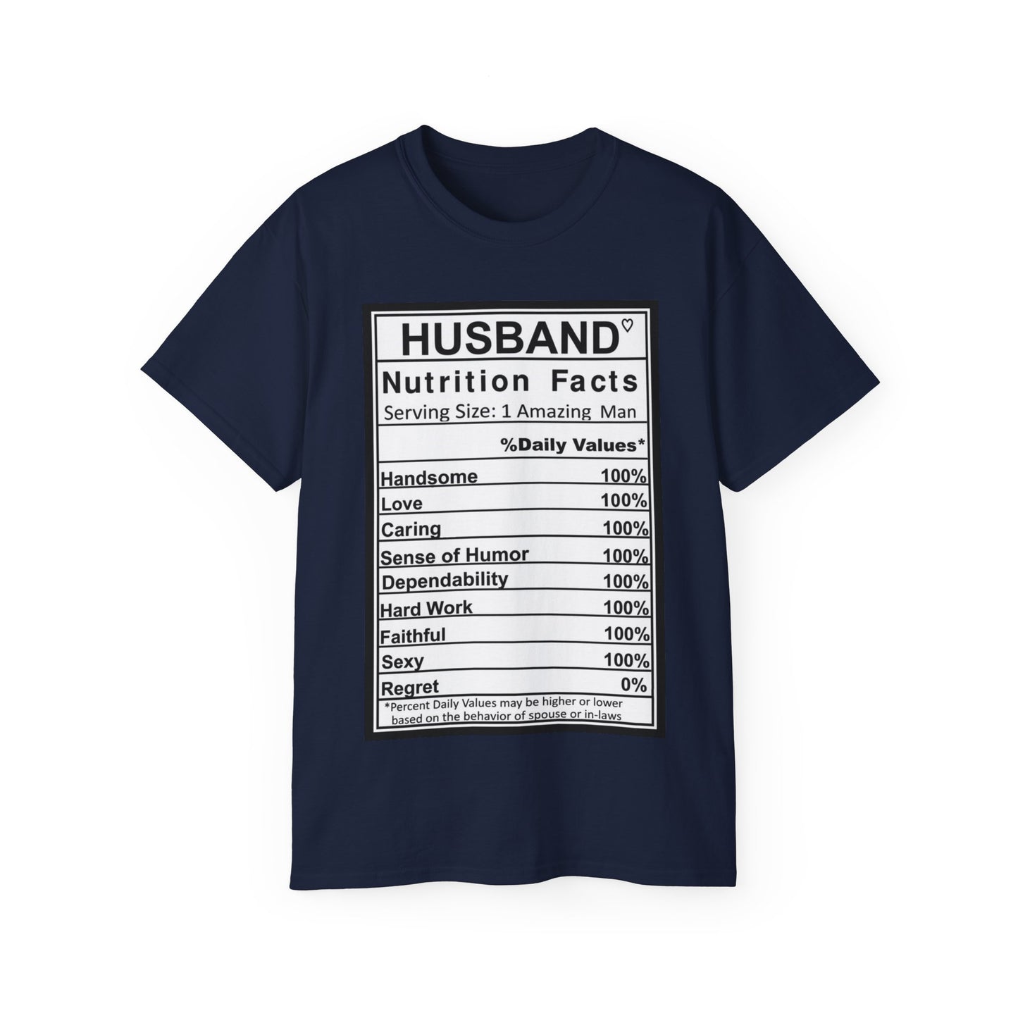 Husband Nutrition Facts Unisex Ultra Cotton Tee
