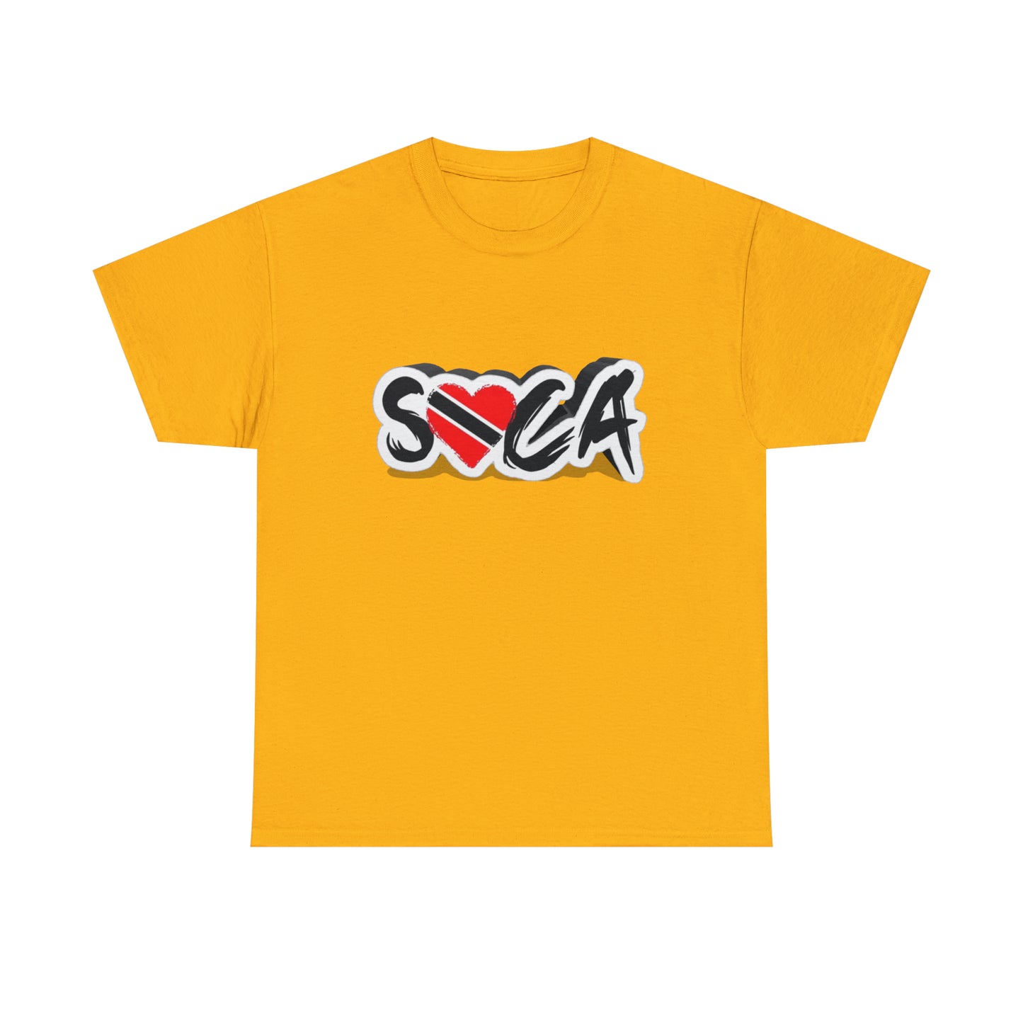 I Love Soca Trinidad Style Unisex Heavy Cotton Tee