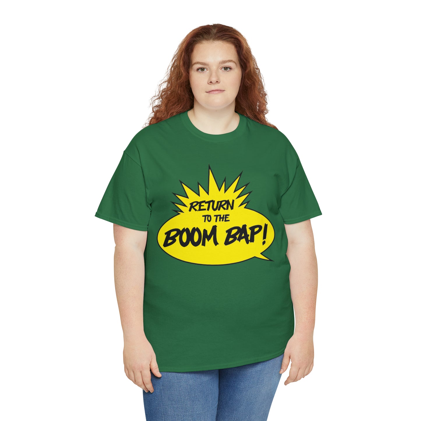 Return to the Boom Bap! Unisex Heavy Cotton Tee