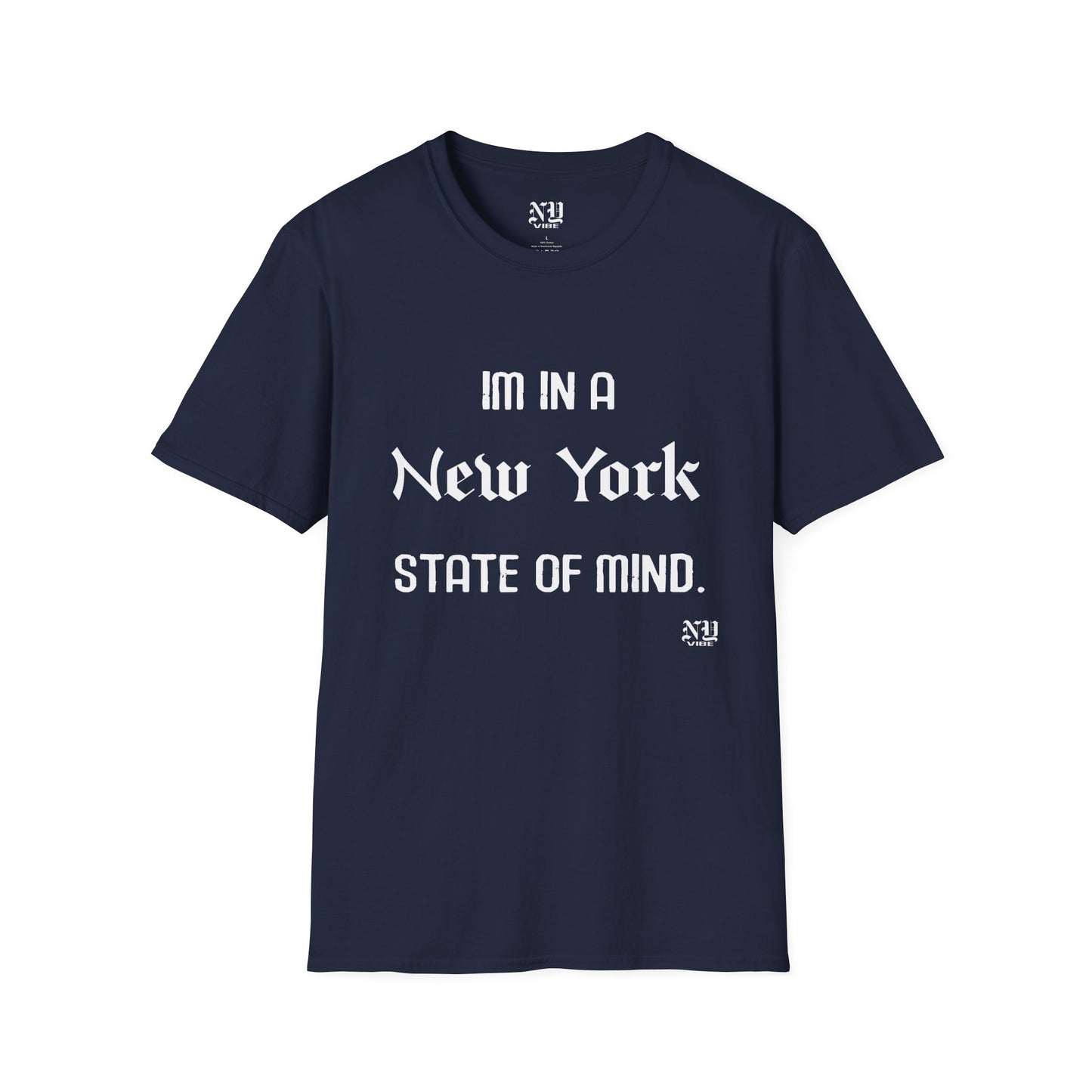 New York State of a Yankee's Mind Unisex Softstyle T-Shirt