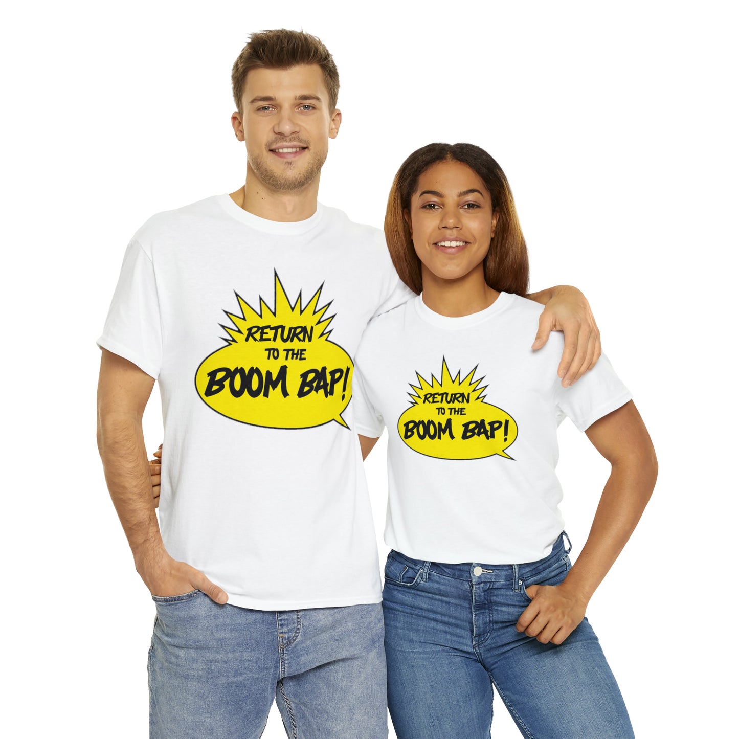 Return to the Boom Bap! Unisex Heavy Cotton Tee