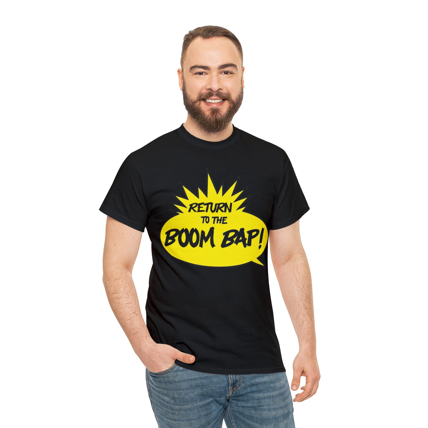 Return to the Boom Bap! Unisex Heavy Cotton Tee