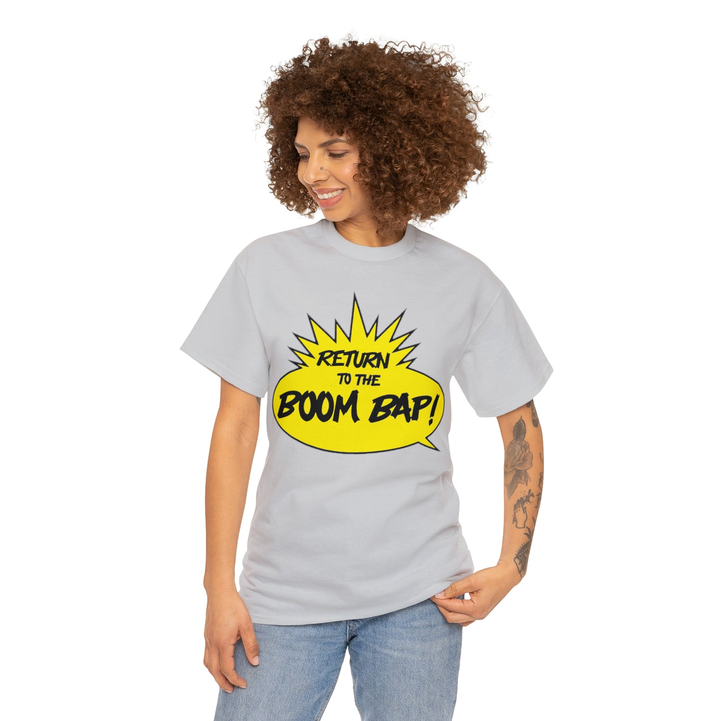 Return to the Boom Bap! Unisex Heavy Cotton Tee