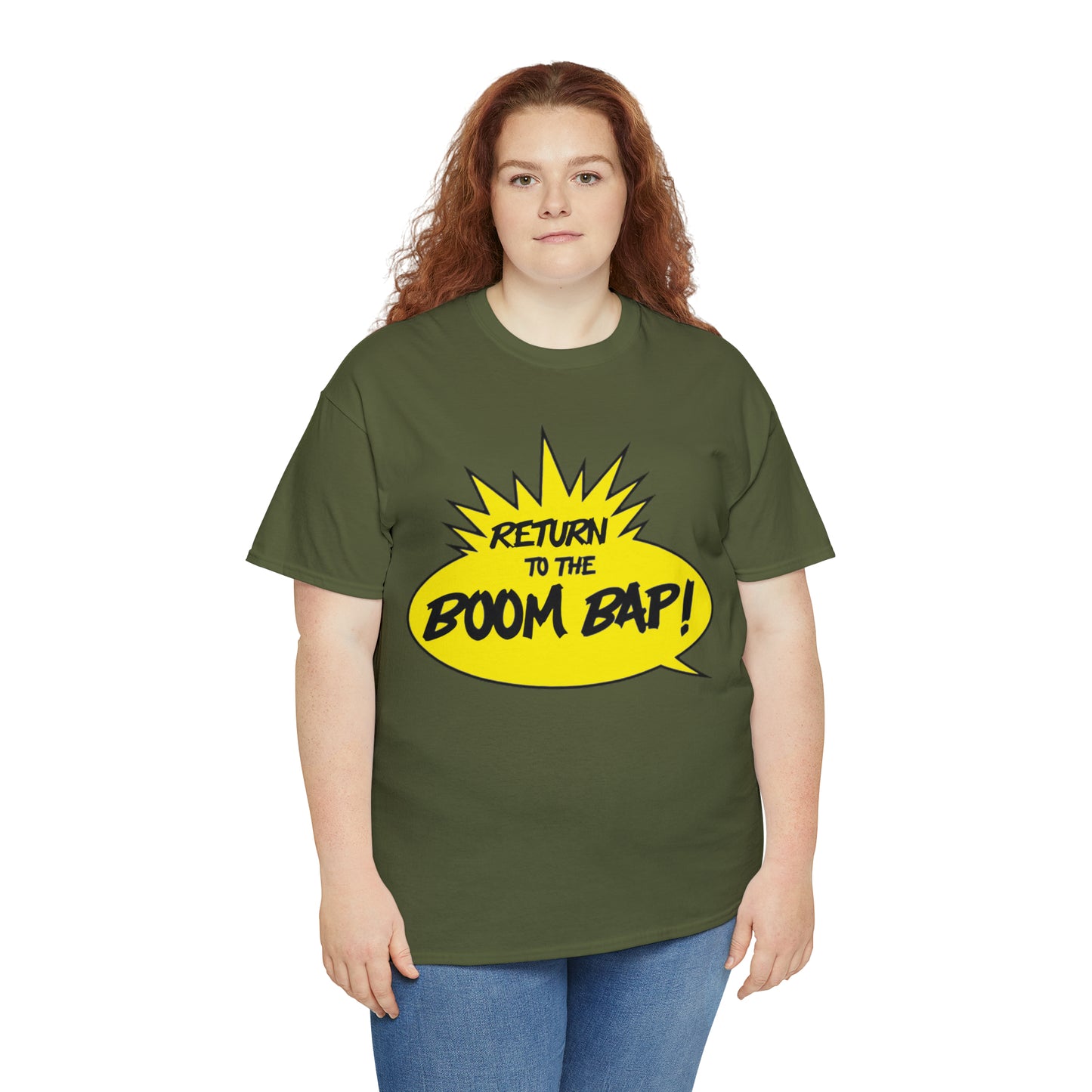 Return to the Boom Bap! Unisex Heavy Cotton Tee