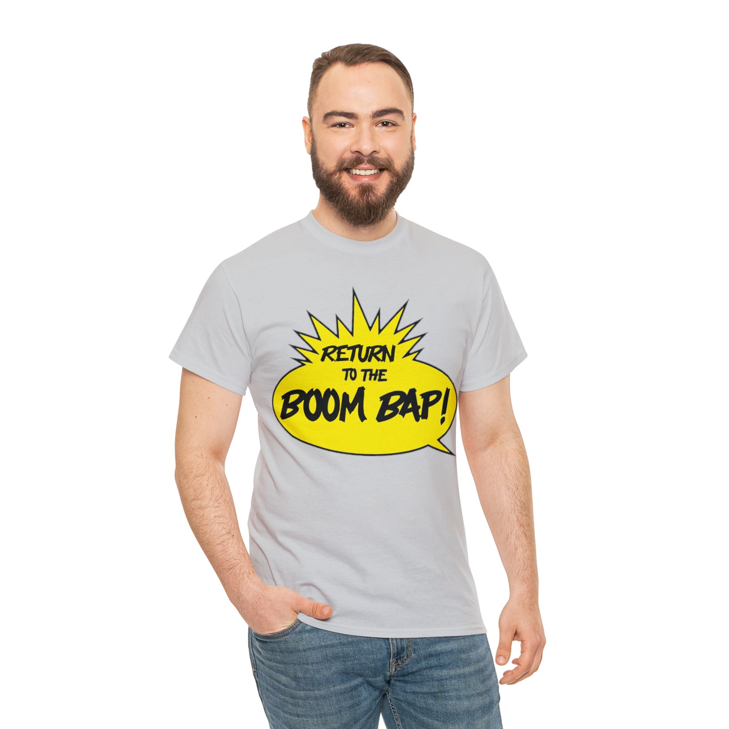 Return to the Boom Bap! Unisex Heavy Cotton Tee