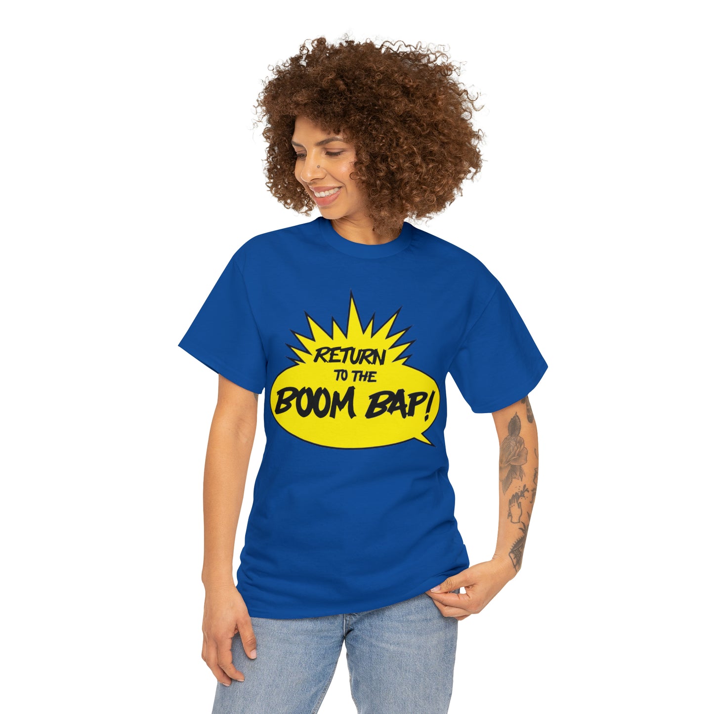 Return to the Boom Bap! Unisex Heavy Cotton Tee
