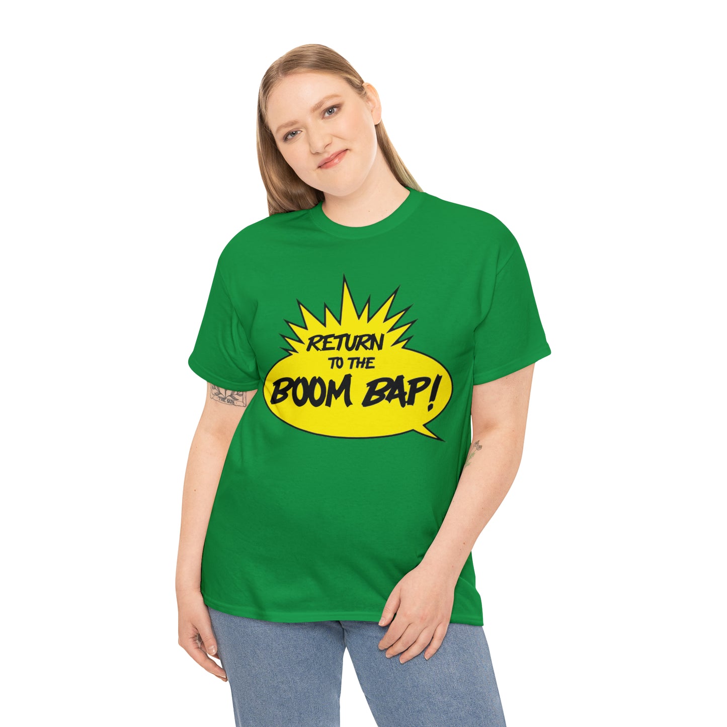 Return to the Boom Bap! Unisex Heavy Cotton Tee