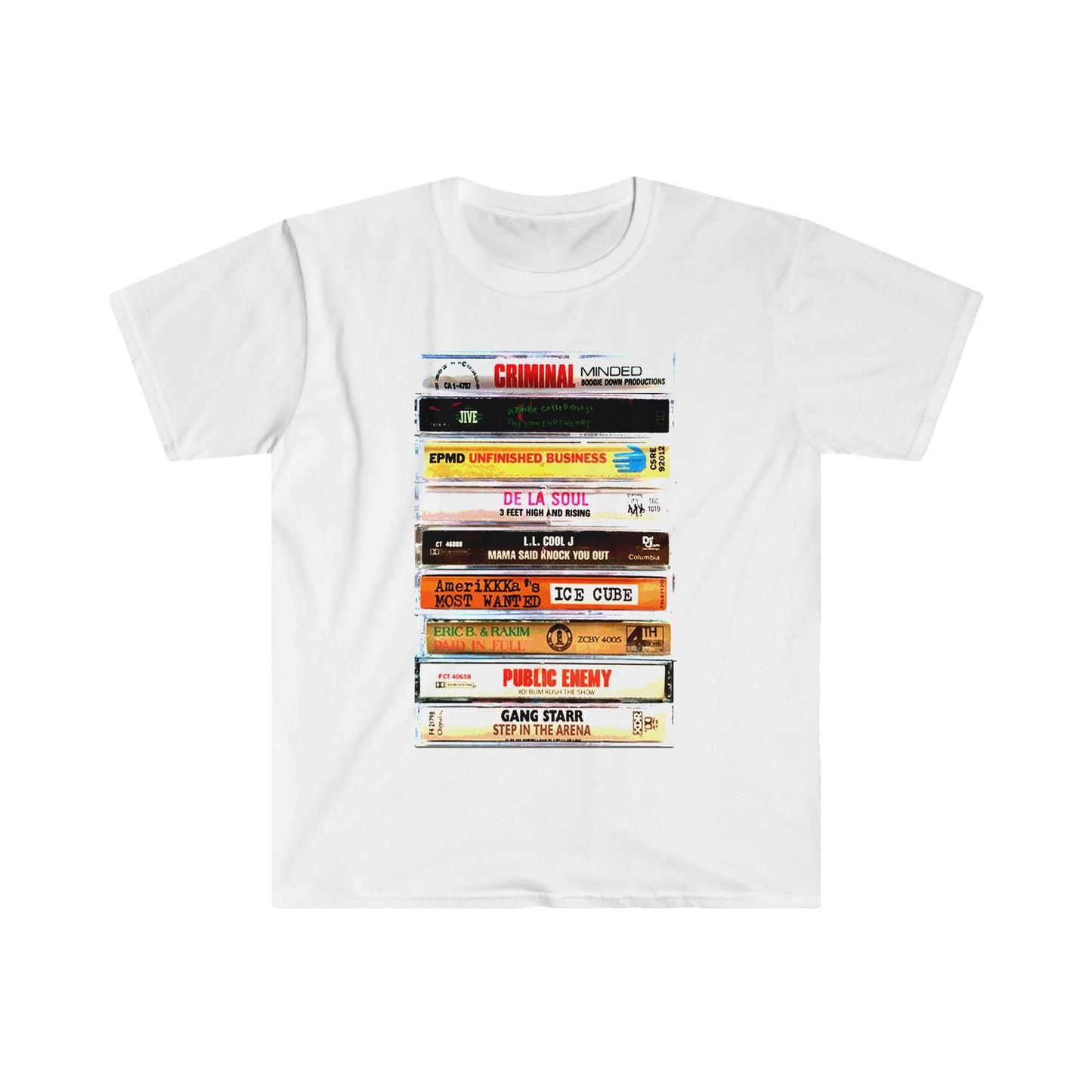Old School Hip Hop Cassette T-Shirt - A Nostalgic Tribute to Hip Hop's Golden Era!