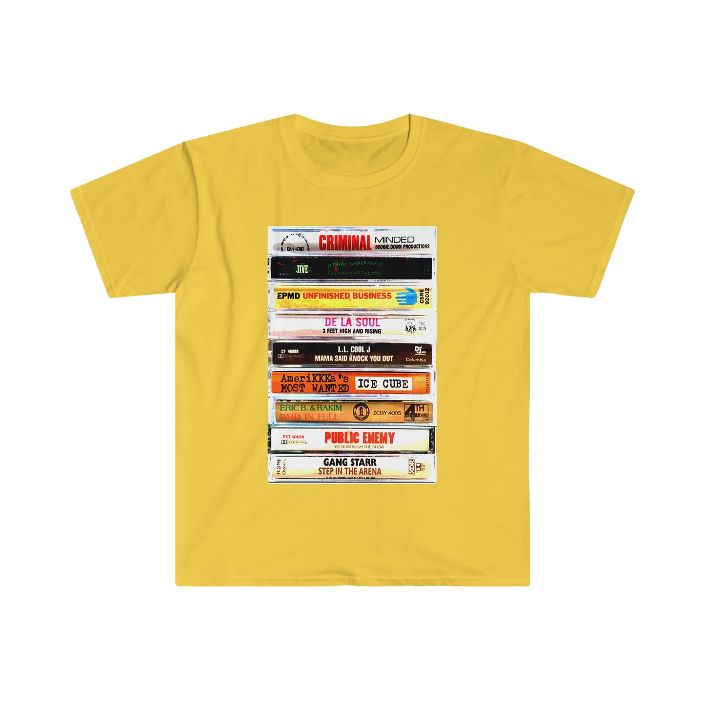 Old School Hip Hop Cassette T-Shirt - A Nostalgic Tribute to Hip Hop's Golden Era!