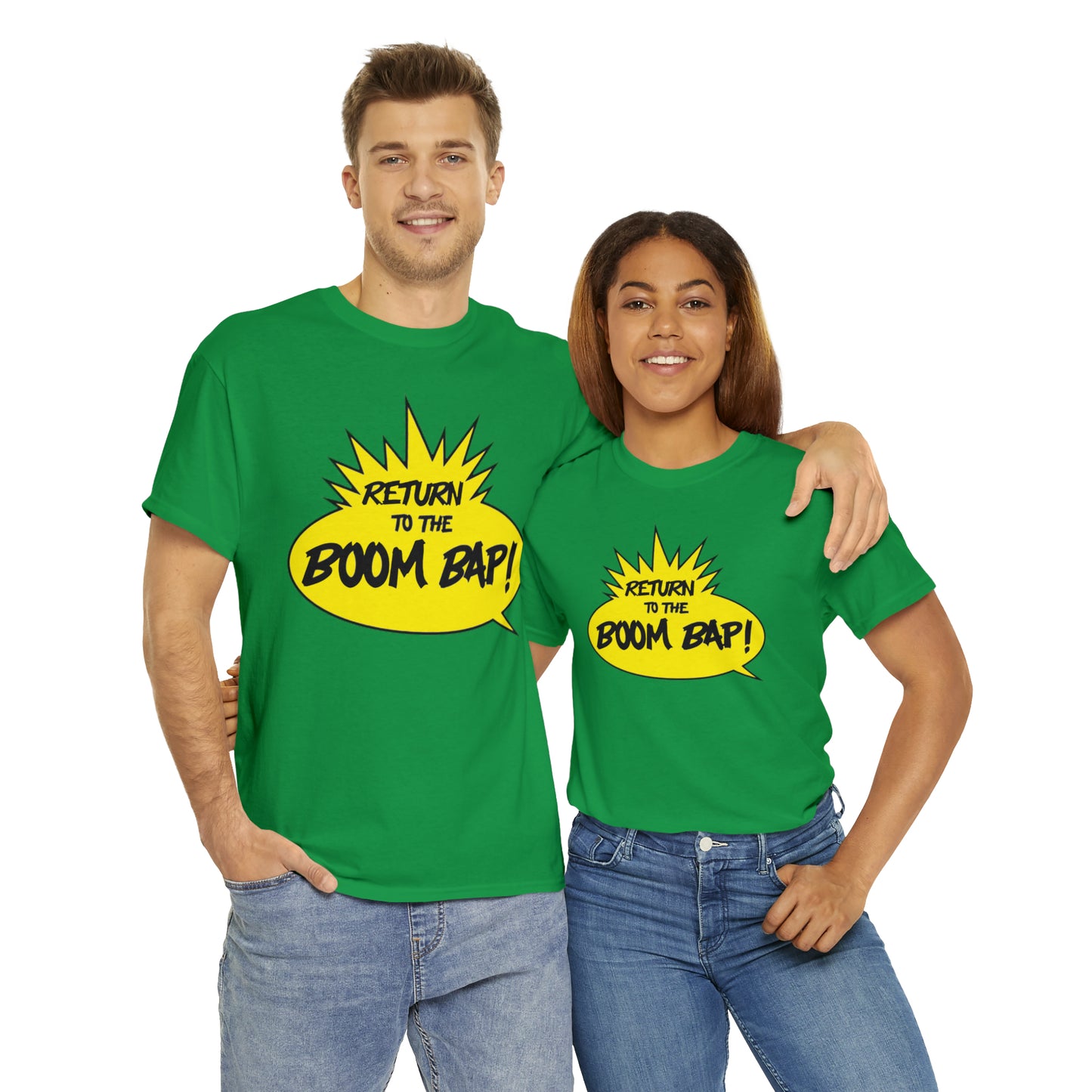 Return to the Boom Bap! Unisex Heavy Cotton Tee