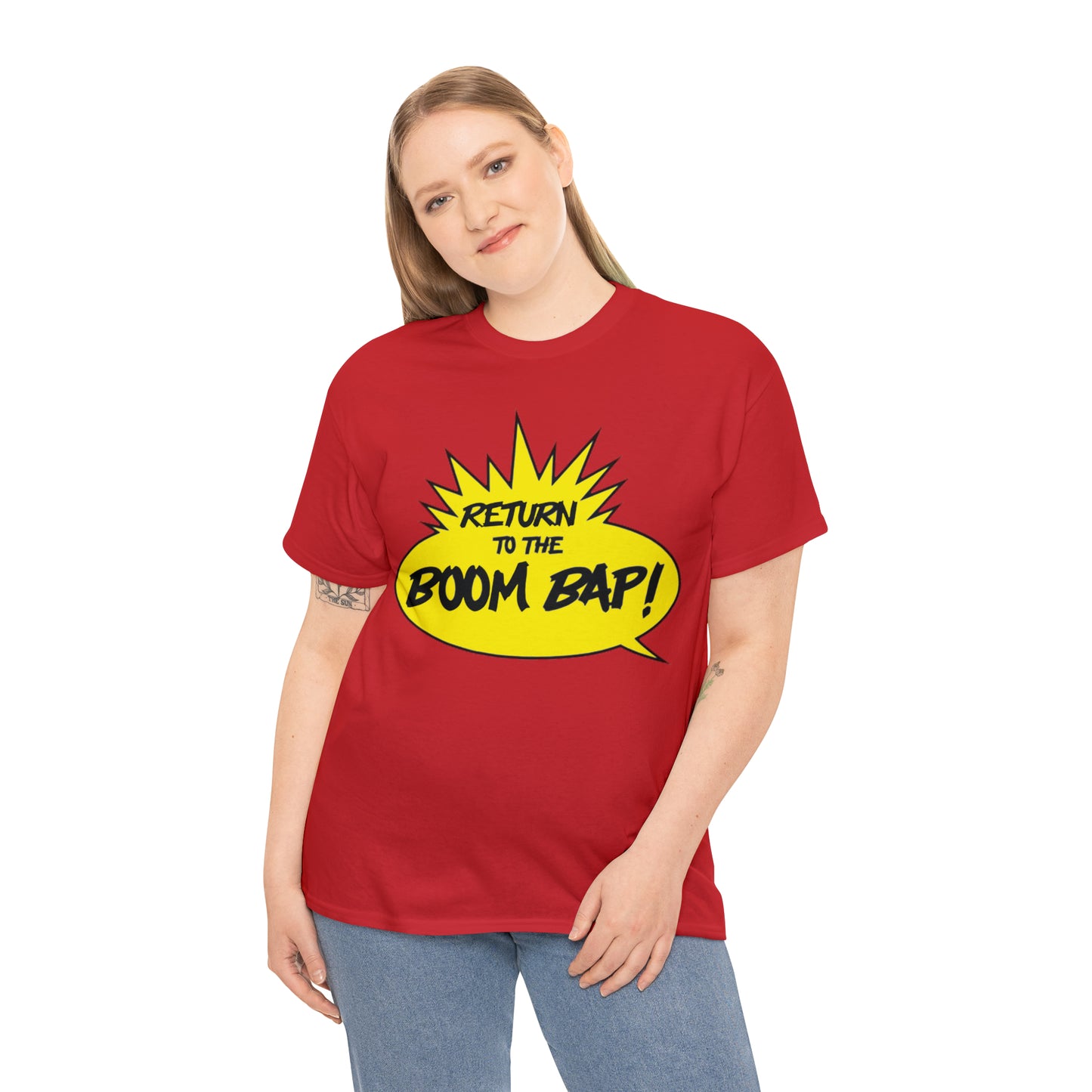 Return to the Boom Bap! Unisex Heavy Cotton Tee