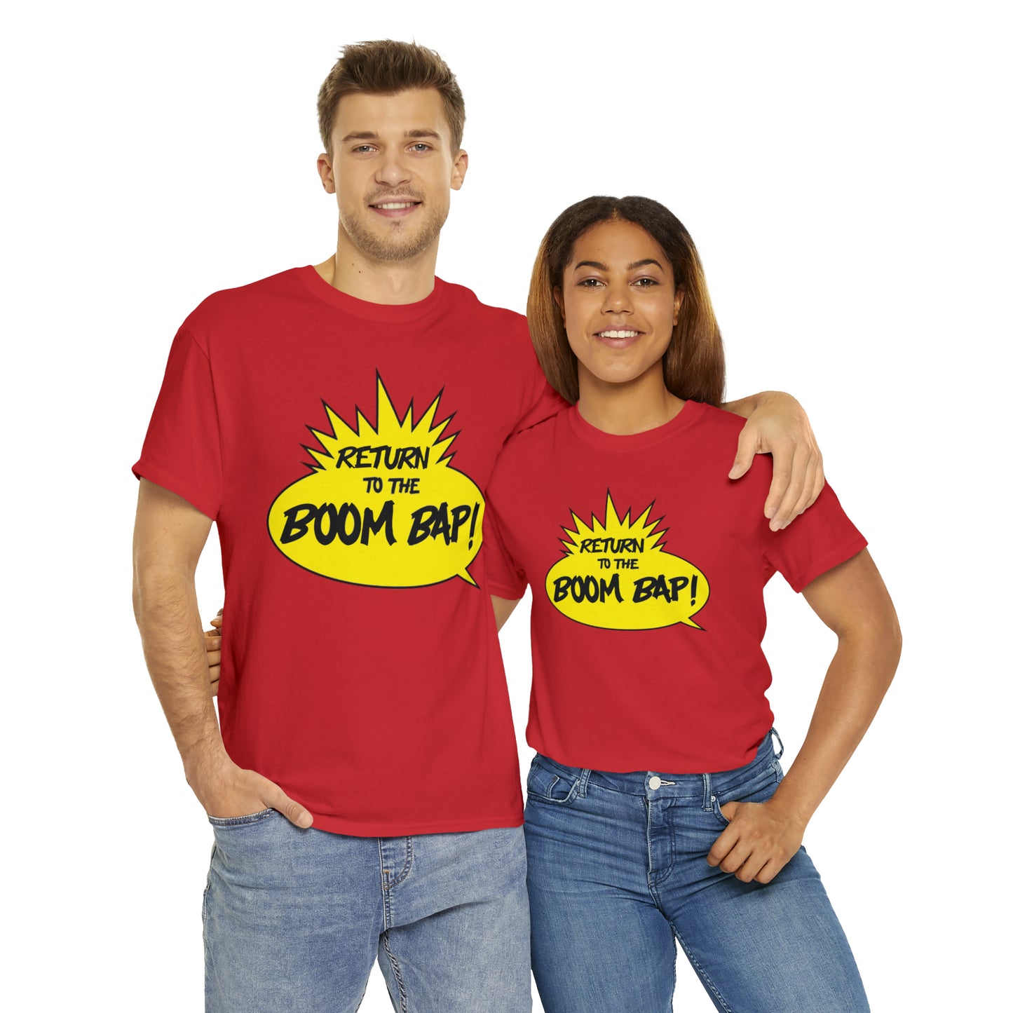 Return to the Boom Bap! Unisex Heavy Cotton Tee