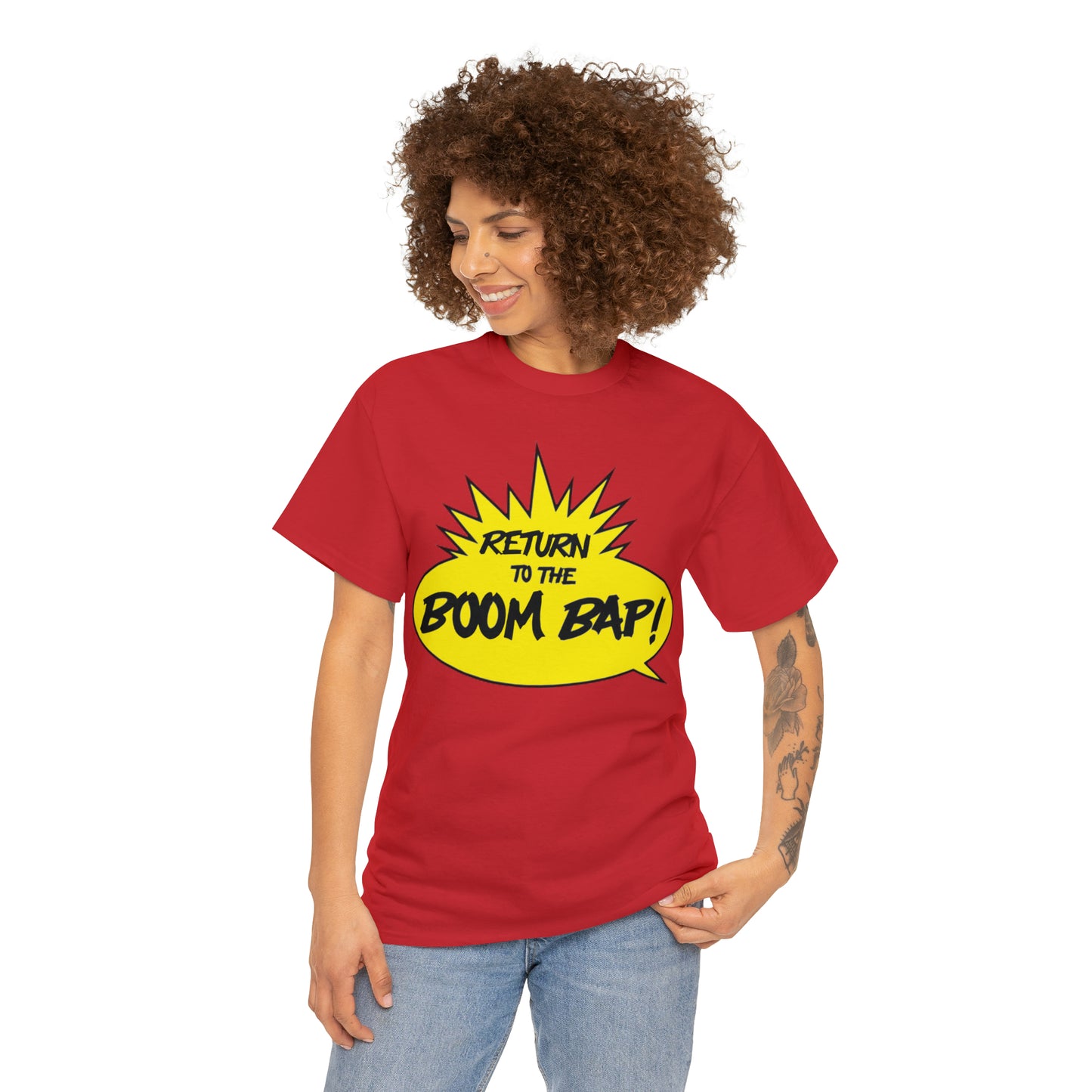 Return to the Boom Bap! Unisex Heavy Cotton Tee