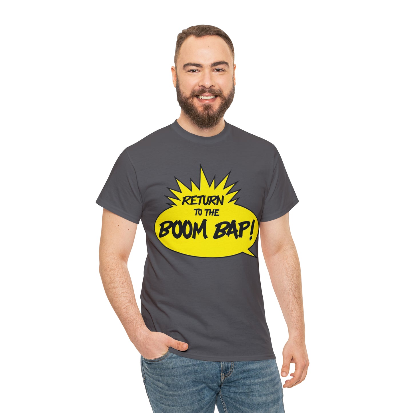 Return to the Boom Bap! Unisex Heavy Cotton Tee