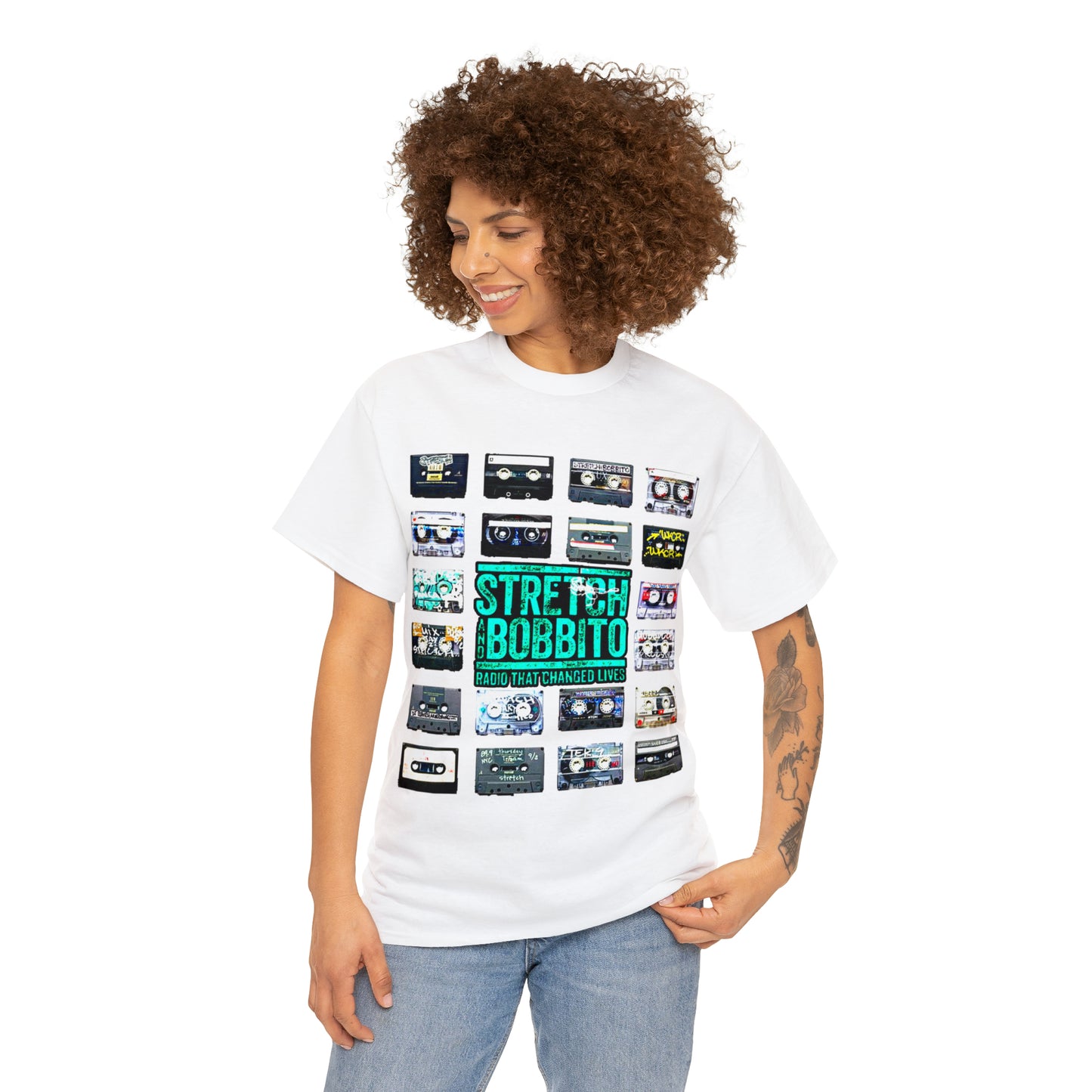 Stretch & Bobbito: Radio That Changed Lives - Unisex Heavy Cotton Tee