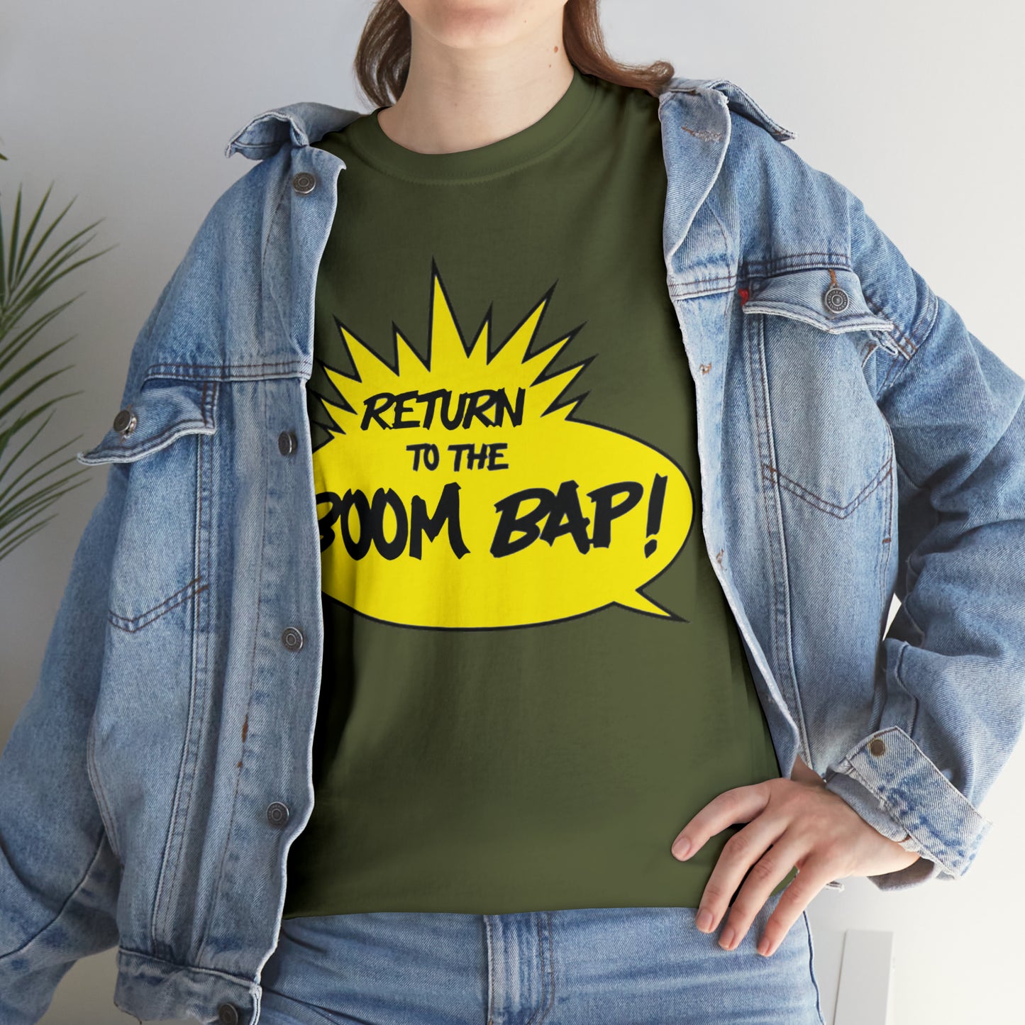 Return to the Boom Bap! Unisex Heavy Cotton Tee