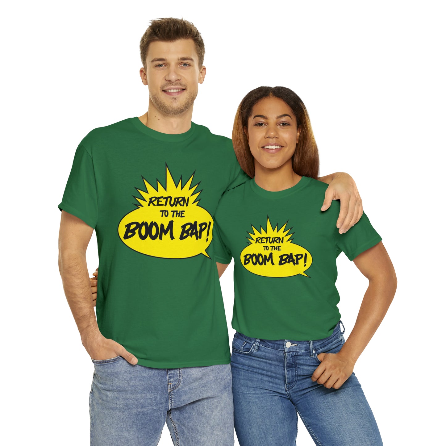 Return to the Boom Bap! Unisex Heavy Cotton Tee