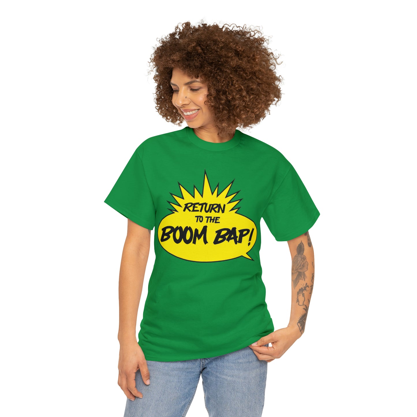 Return to the Boom Bap! Unisex Heavy Cotton Tee