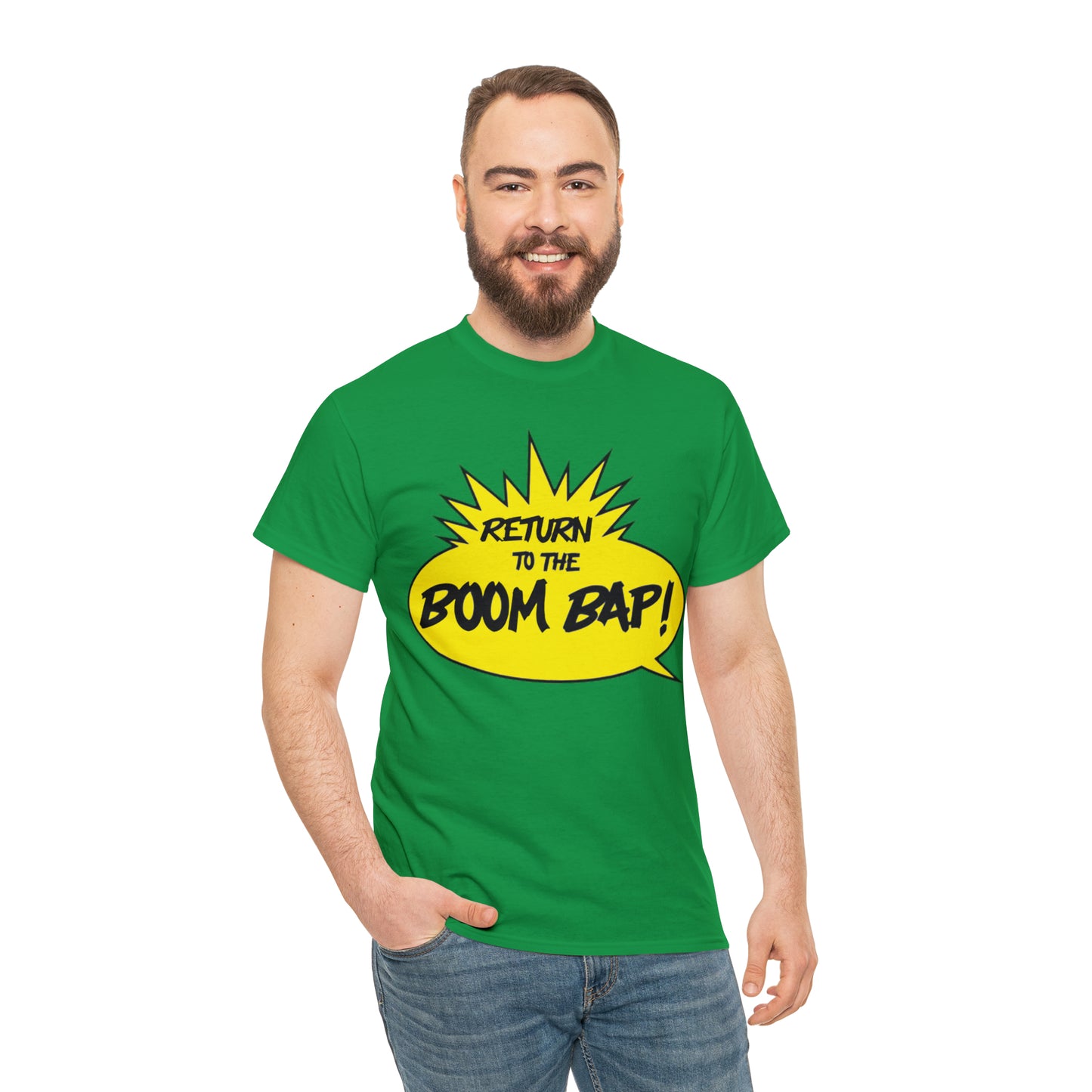 Return to the Boom Bap! Unisex Heavy Cotton Tee