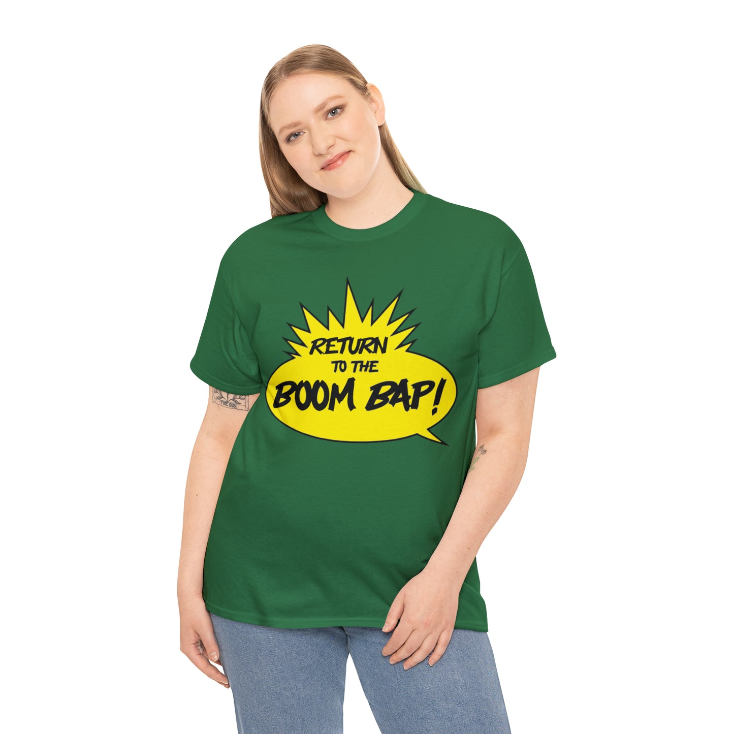 Return to the Boom Bap! Unisex Heavy Cotton Tee