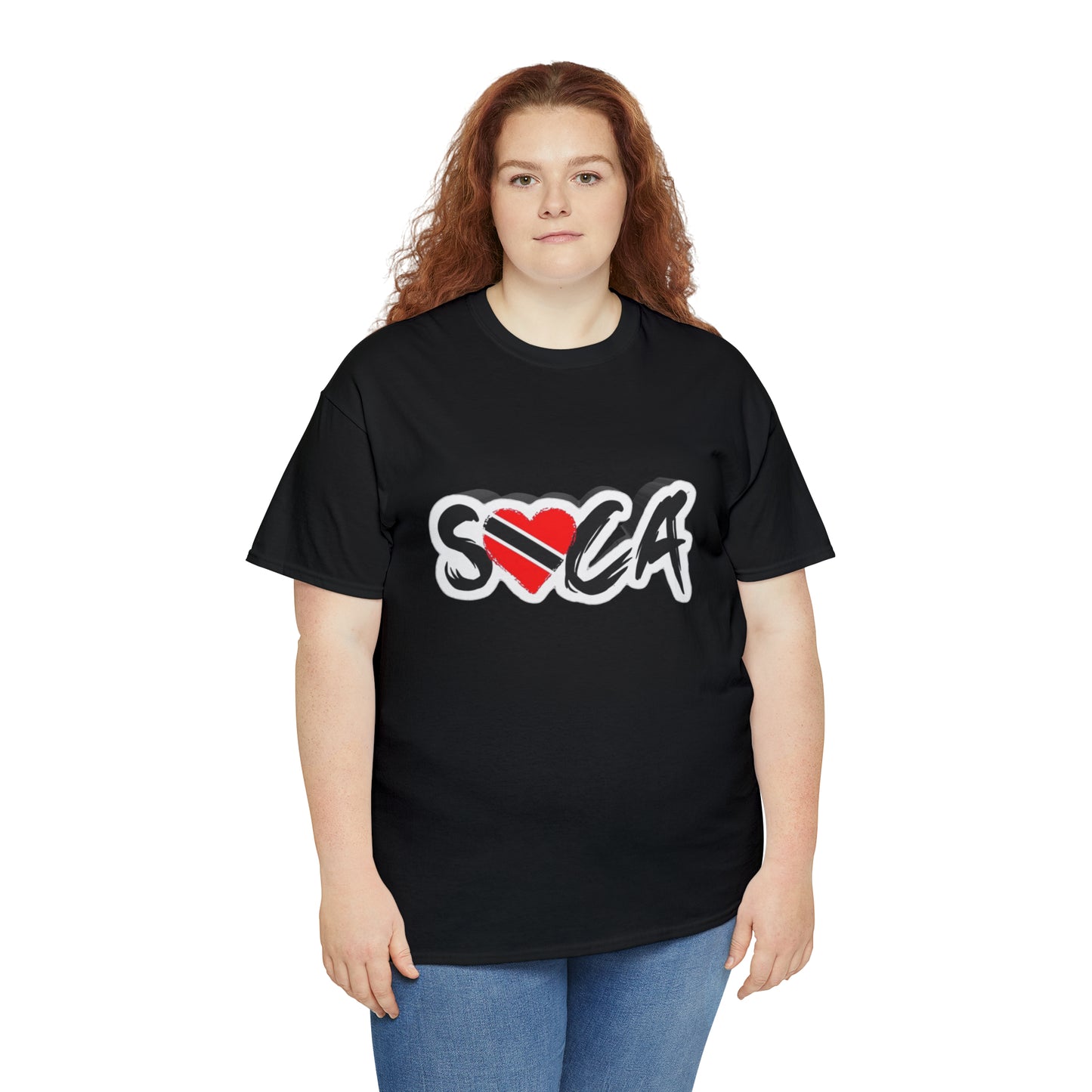 I Love Soca Trinidad Style Unisex Heavy Cotton Tee
