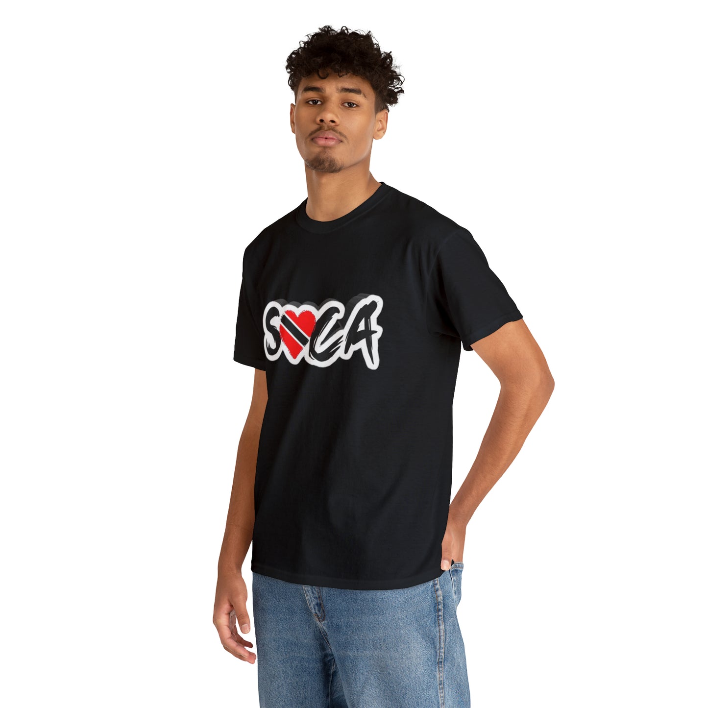 I Love Soca Trinidad Style Unisex Heavy Cotton Tee