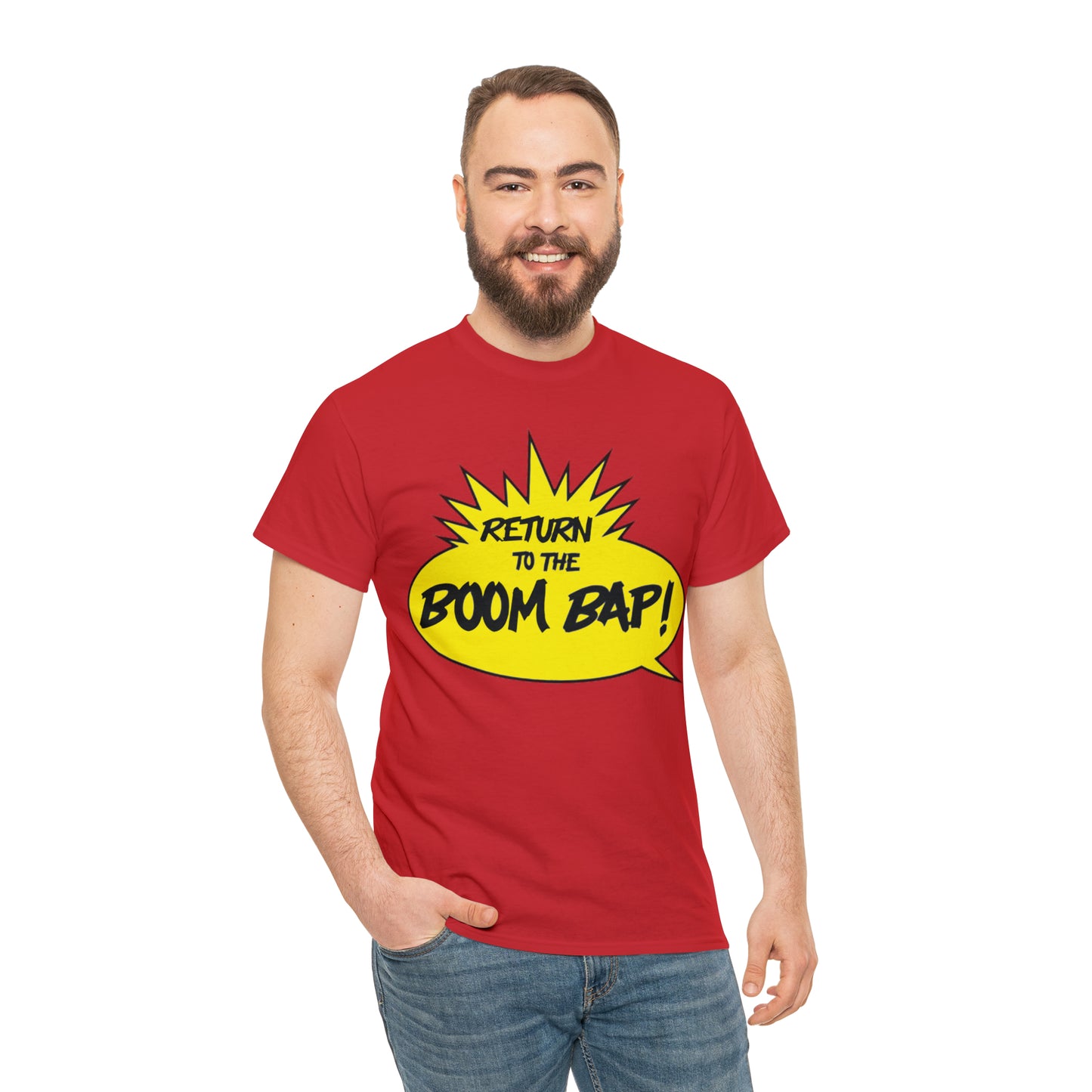 Return to the Boom Bap! Unisex Heavy Cotton Tee