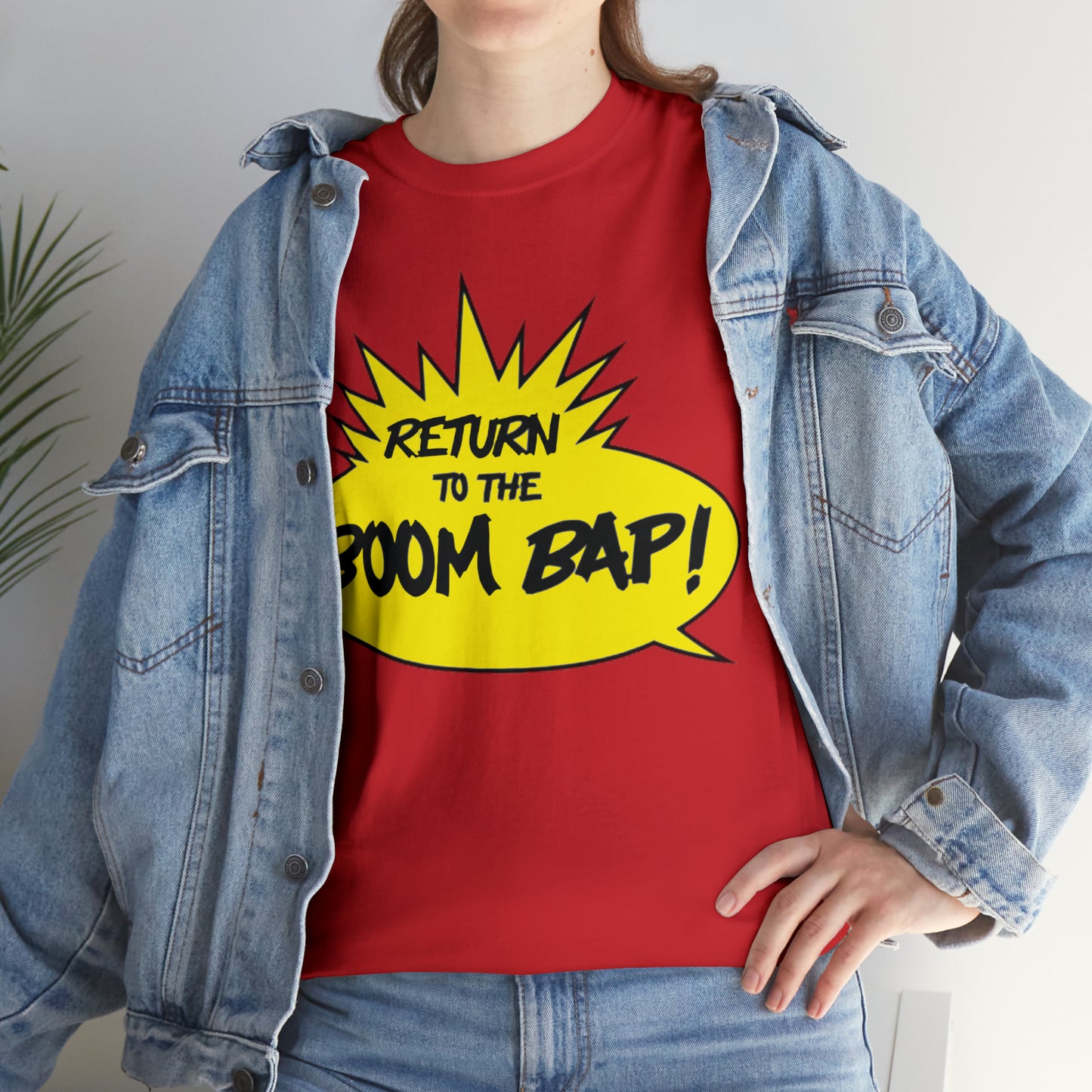 Return to the Boom Bap! Unisex Heavy Cotton Tee
